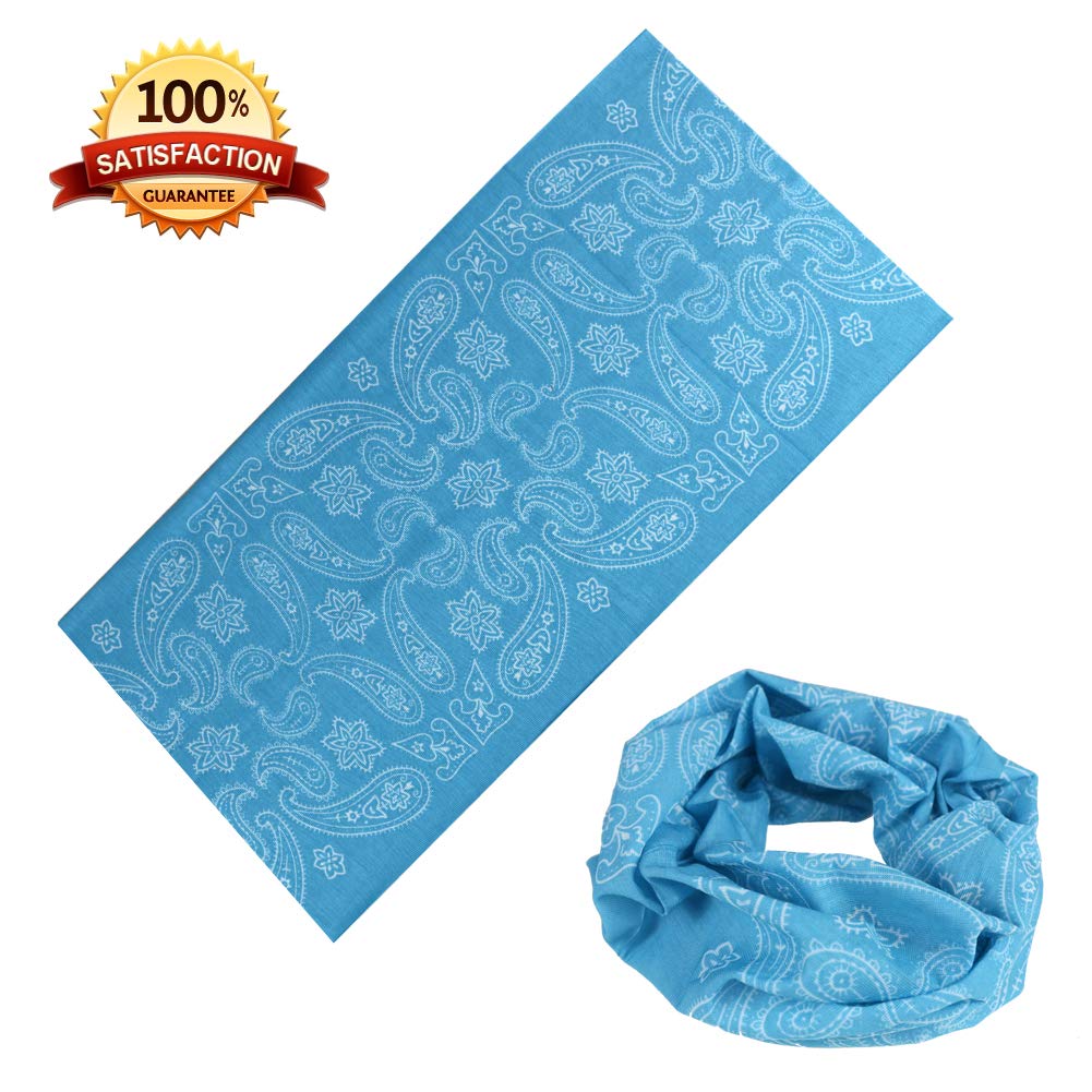 2-Pack Stretchable Balaclava Face Scarf - UV Protection, Wind & Dust Resistant Headwear for Outdoor Activities, Cycling, Hiking & Winter Sports