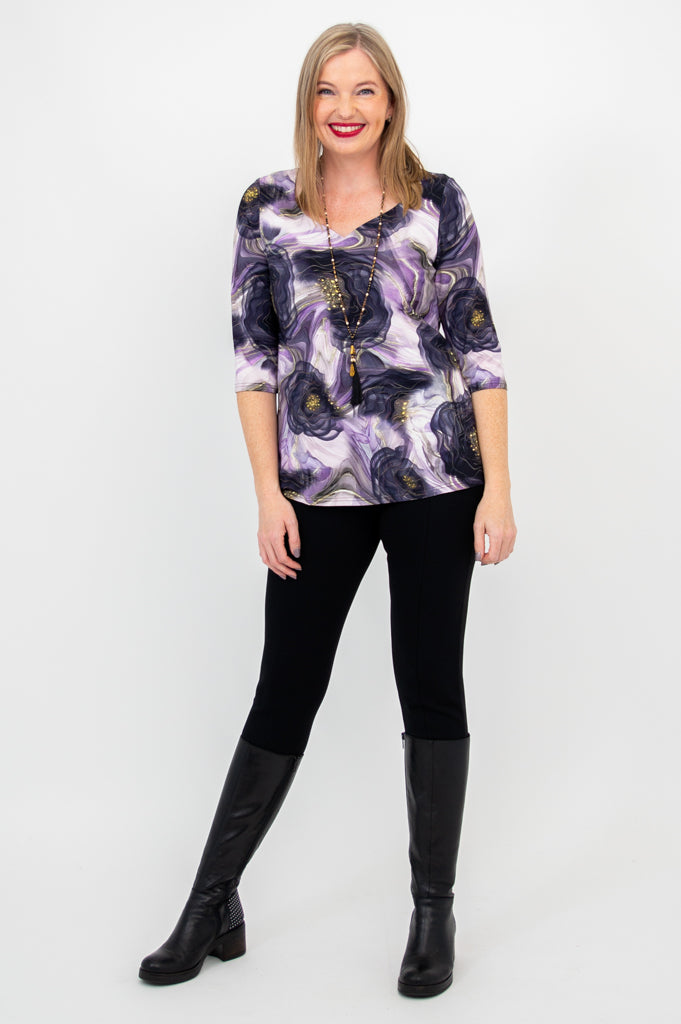 Annette Top - Stylish Popina Bamboo Blouse for Women | Perfect for Casual Wear, Office & Summer Outfits