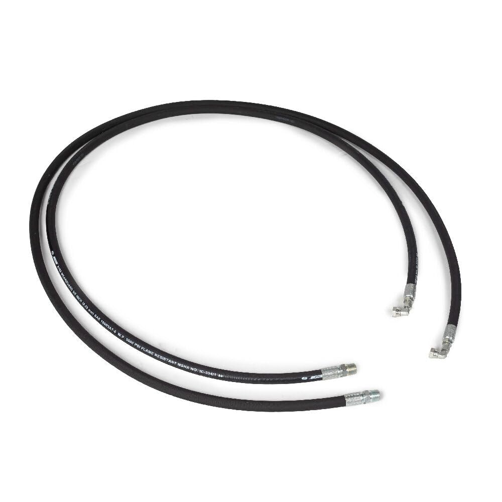 Titan Attachments Hydraulic Hose Kit - Compatible with Skid Steer, Stump Bucket & Grapple Attachments | Heavy-Duty Replacement for Excavator, Tractor & Construction Equipment