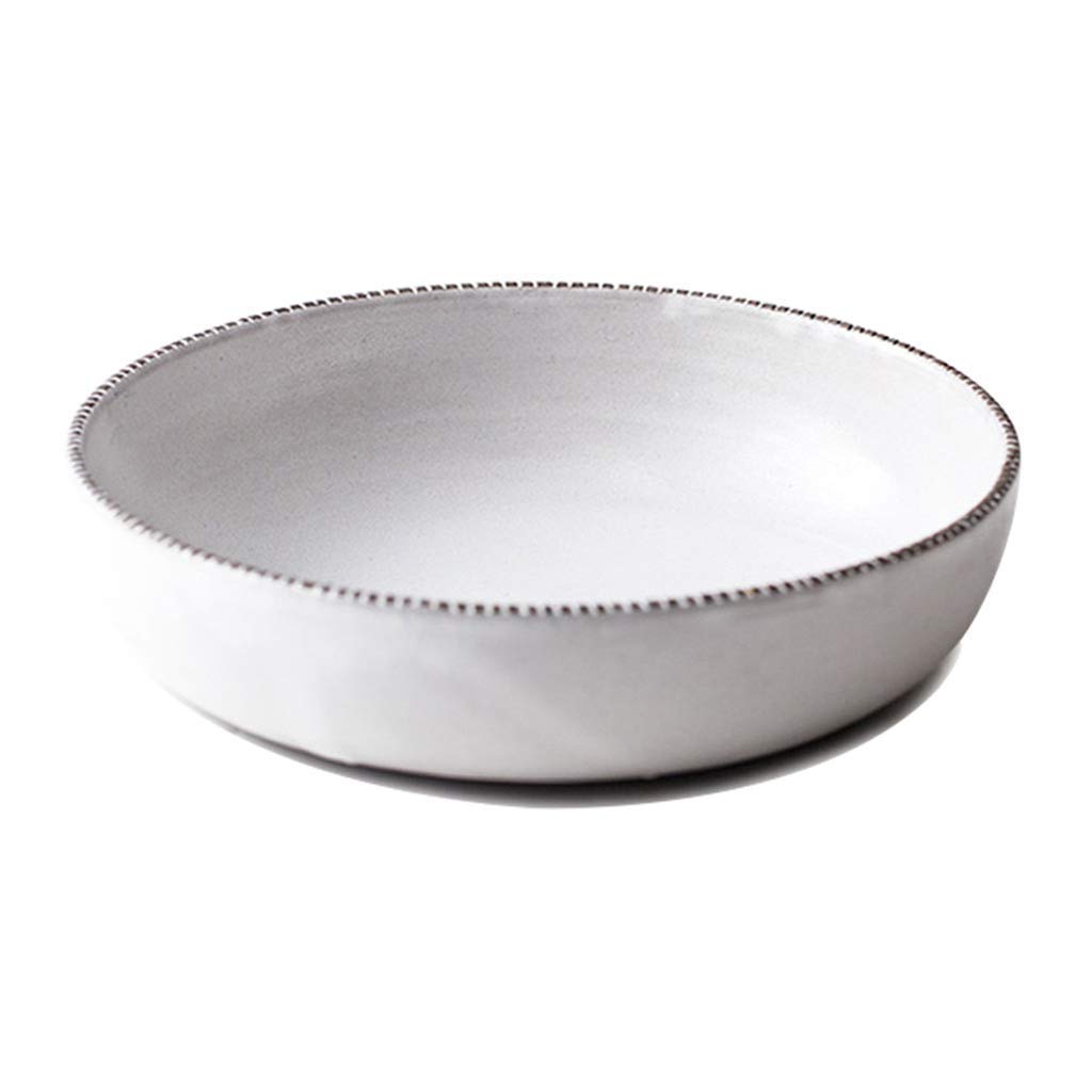 Premium Ceramic Noodle Bowls - 20x5.5cm Large Soup & Salad Bowl Set - Durable White Ramen Bowls for Asian Cuisine, Pasta, Fruit Salads - Perfect for Home Dining & Restaurant Use