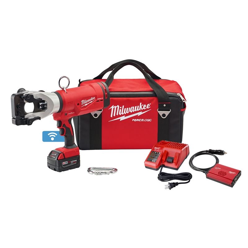 M18 18-Volt Lithium-Ion Cordless Force Logic 1590 ACSR Cable Cutter Kit - Professional Electrician Tool for Utility Line Work & Construction Projects