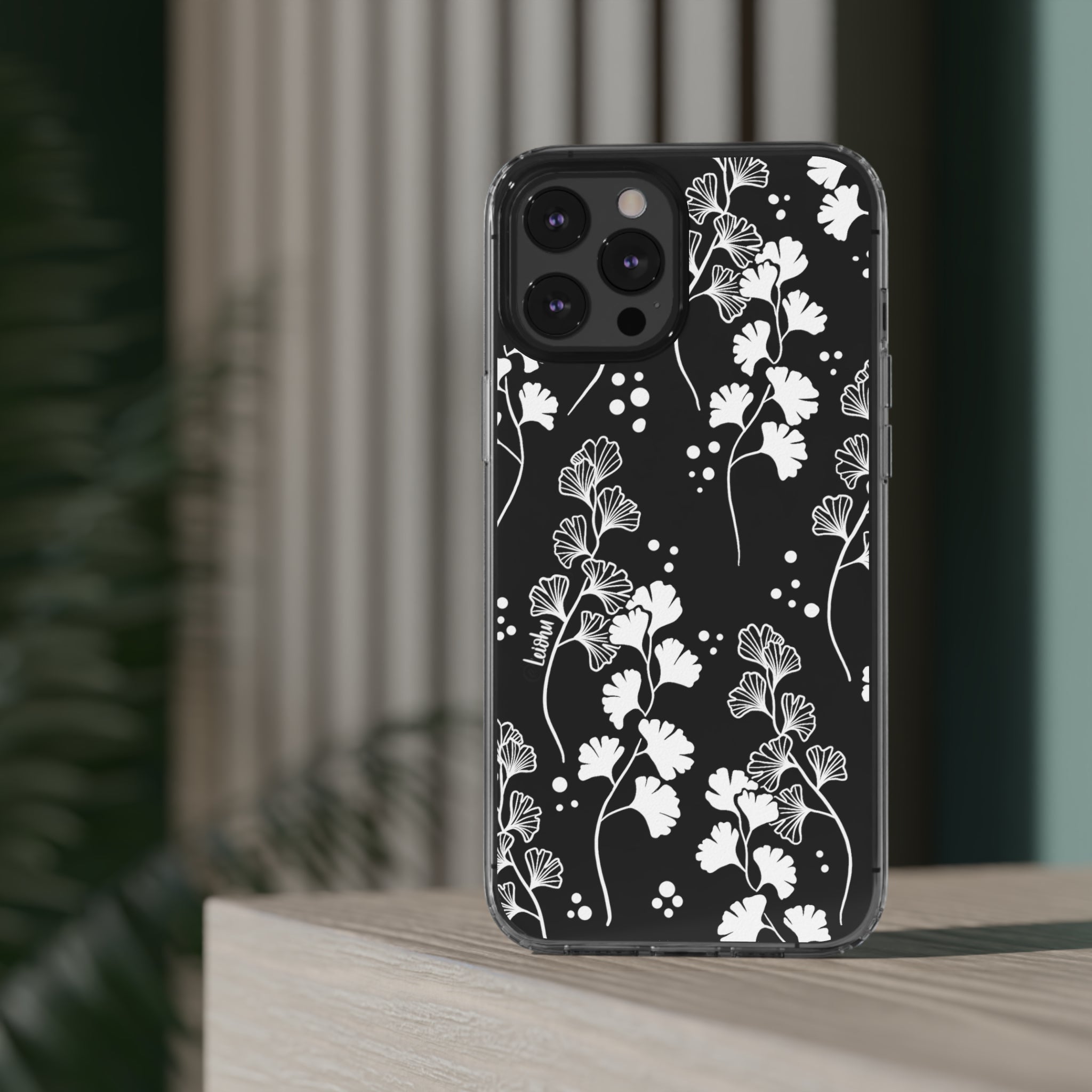 Groovy 'Iwa'iwa Clear Phone Case - Slim Protective Cover for iPhone & Samsung | Trendy Aesthetic Design for Everyday Use & Travel