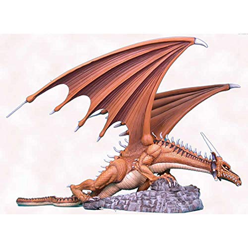 Golden Dragon of Chaos Miniature - Elmore Dragons Set 3 Dark Swords Miniatures (Unpainted) - Perfect for D&D, Tabletop RPGs & Wargaming Collectors