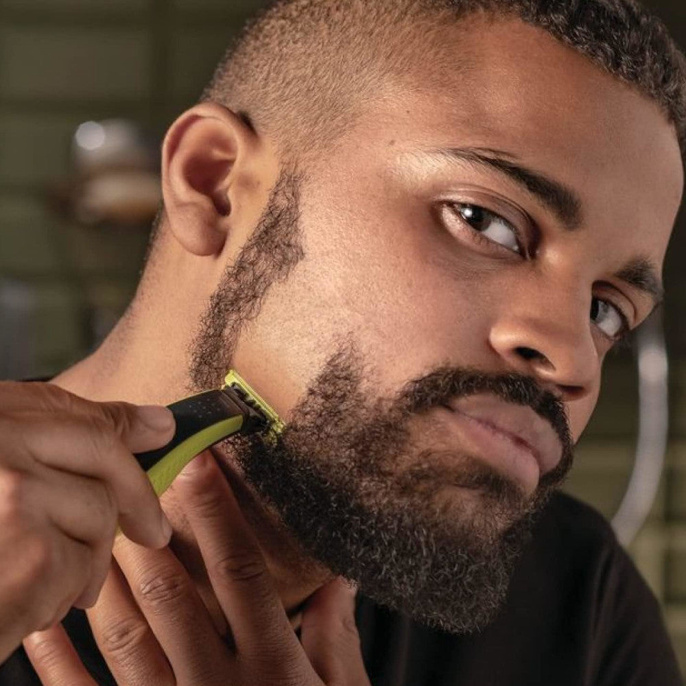 PHILIPS OneBlade Face & Body Trimmer Kit QP620/50 - Rechargeable Hybrid Styler for Precise Facial Hair & Body Grooming - Perfect for Travel & Daily Use