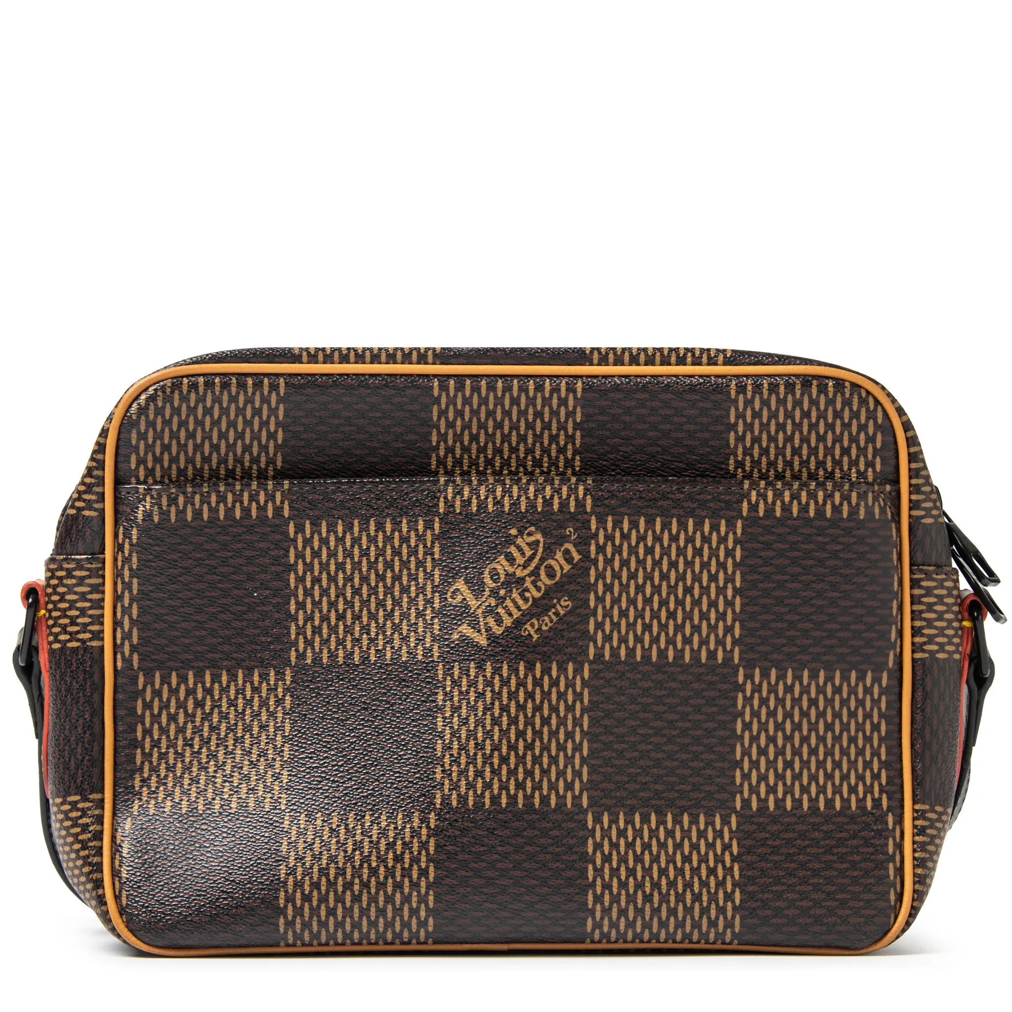 Authentic Pre-Owned Louis Vuitton x Nigo Damier Ebene Giant Brown Nil Messenger Bag - Luxury Crossbody for Men, Perfect for Travel & Daily Use