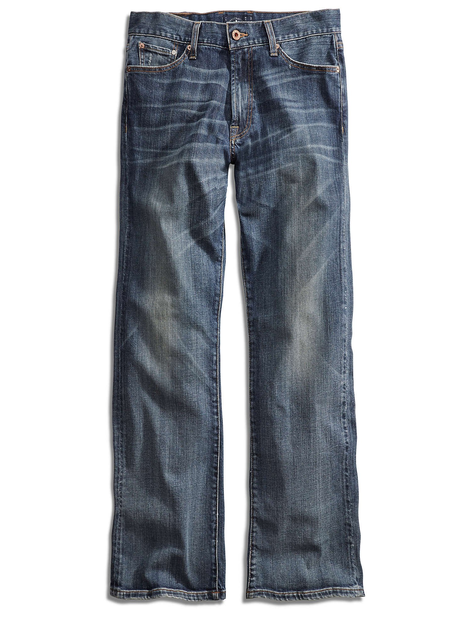 Lucky Brand Men's Relaxed Fit Bootcut Jeans - Comfortable Stretch Denim Pants for Casual Wear & Everyday Outfits