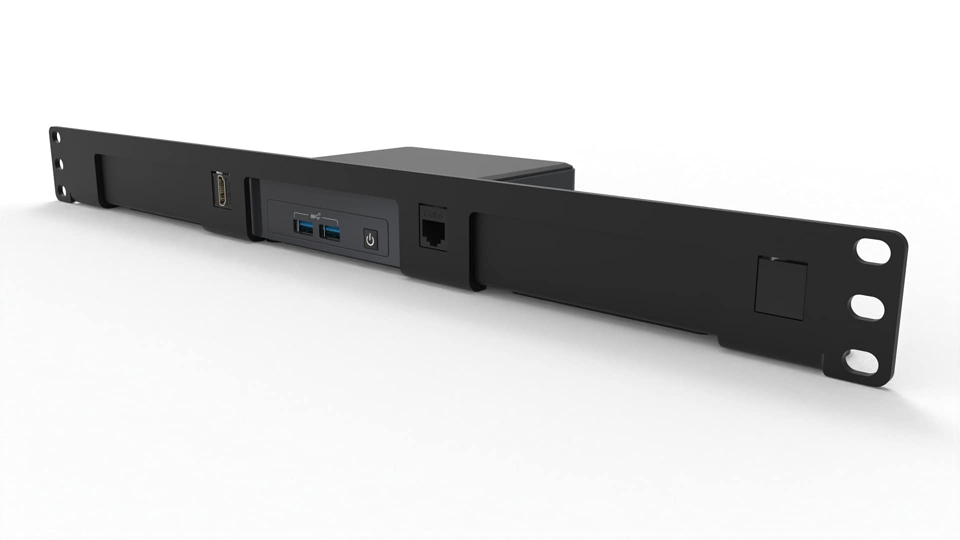 1U 19-Inch Rack Mount Kit for Intel NUC Mini PC - Holds 1-3 NUC Units - Perfect for Server Racks, Data Centers & Home Office Setups