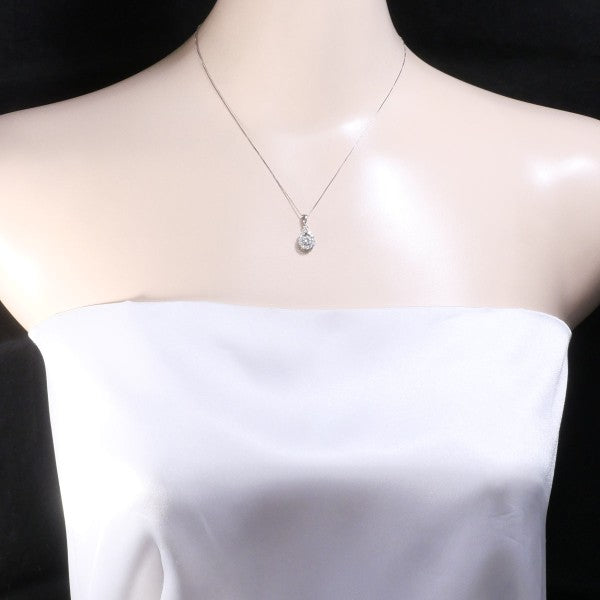 18K White Gold Diamond Necklace - Pre-Owned Luxury Jewelry for Women - Perfect for Weddings, Anniversaries & Special Occasions