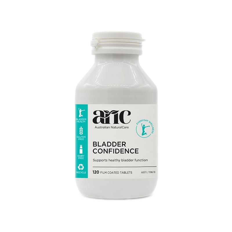 Australian Natural Care Bladder Confidence Supplement - 120 Tablets for Urinary Tract Support | Promotes Bladder Health & Comfort | Ideal for Women & Men with Frequent Urination