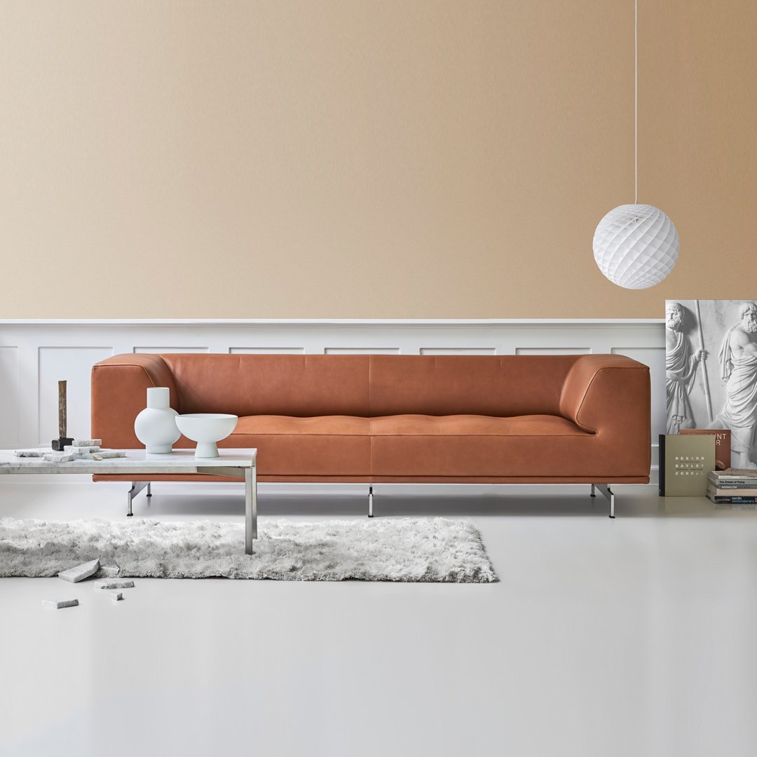 Erik Jørgensen Delphi Sofa - Premium Scandinavian Modern Sofa for Living Room | Luxury Leather Sectional Couch with Sleek Design | Perfect for Contemporary Home & Office Lounge