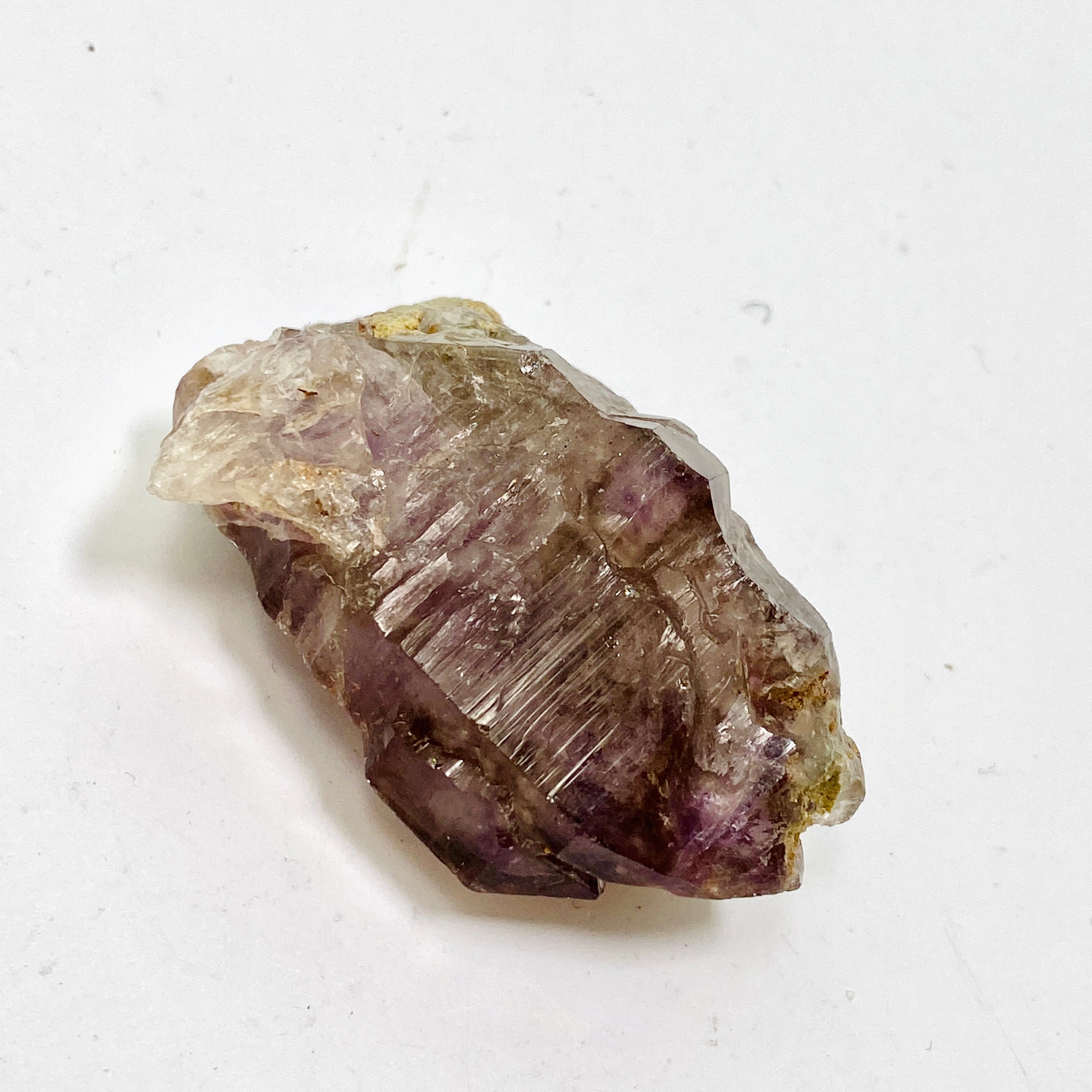 Natural Smokey Amethyst Elestial Crystal with Unique Inclusions - Similar to Super Seven & Brandberg (CR3732) - Perfect for Meditation, Energy Healing & Crystal Collection