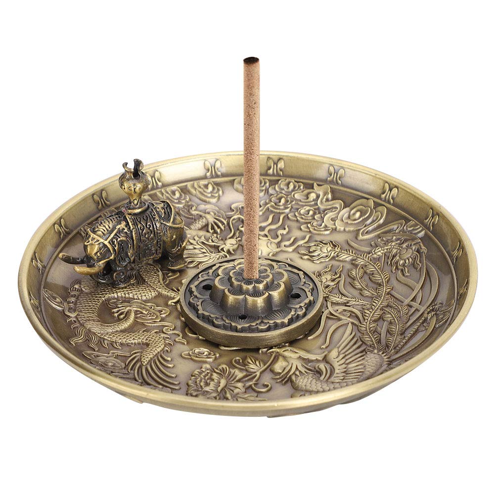 Premium Incense Holder & Burner - Durable, Portable for Temples, Offices, Meditation & Yoga - Aromatherapy Accessory for Relaxation & Spiritual Practice