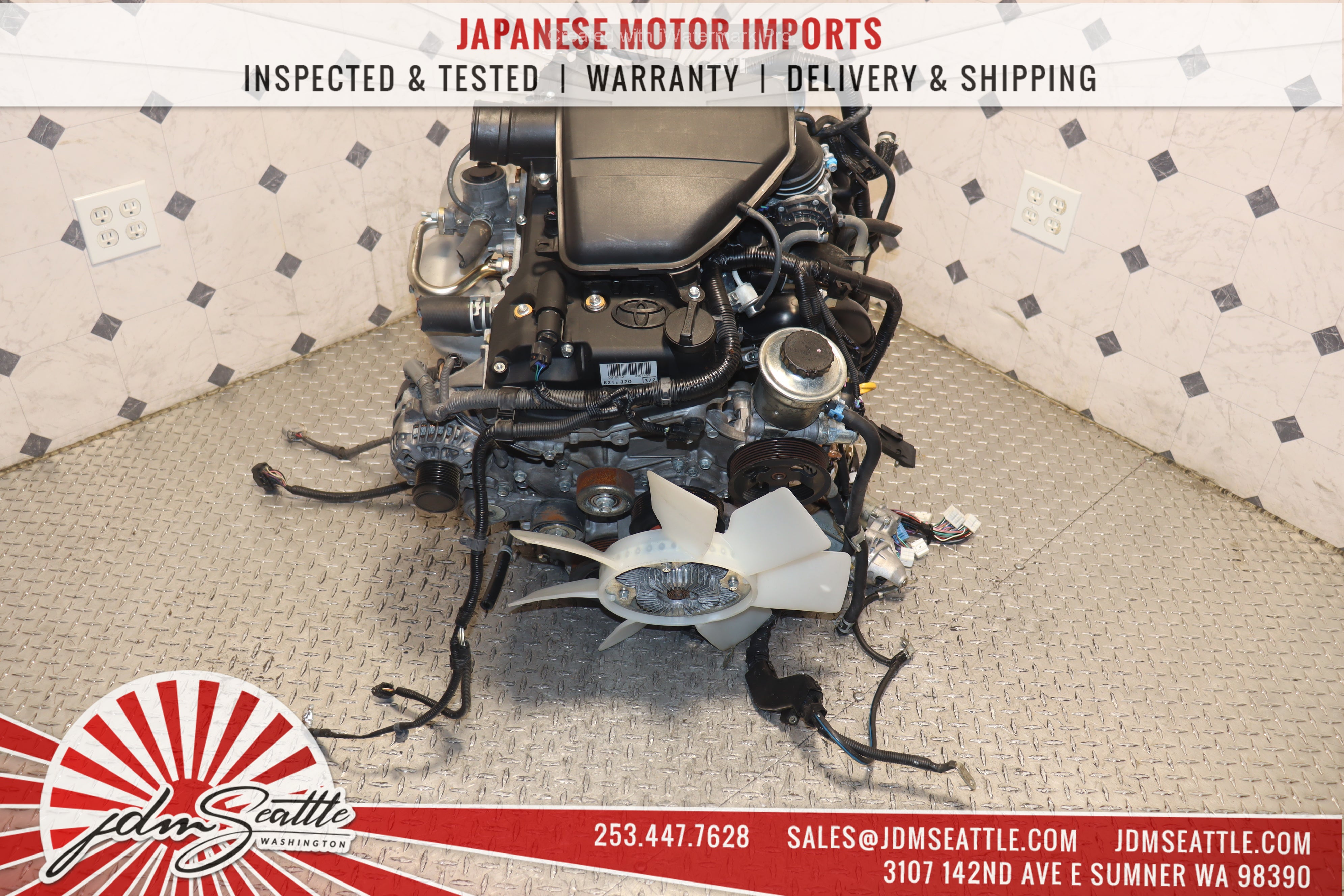 2005-2015 Toyota Tacoma 2TR-FE DOHC VVT-i Engine Replacement - Compatible with JDM Models | Perfect for Off-Roading, Daily Driving & Performance Upgrades