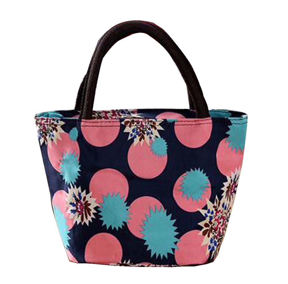 2-Pack Portable Lunch Box - Small Cloth Handbag for Work & Picnic