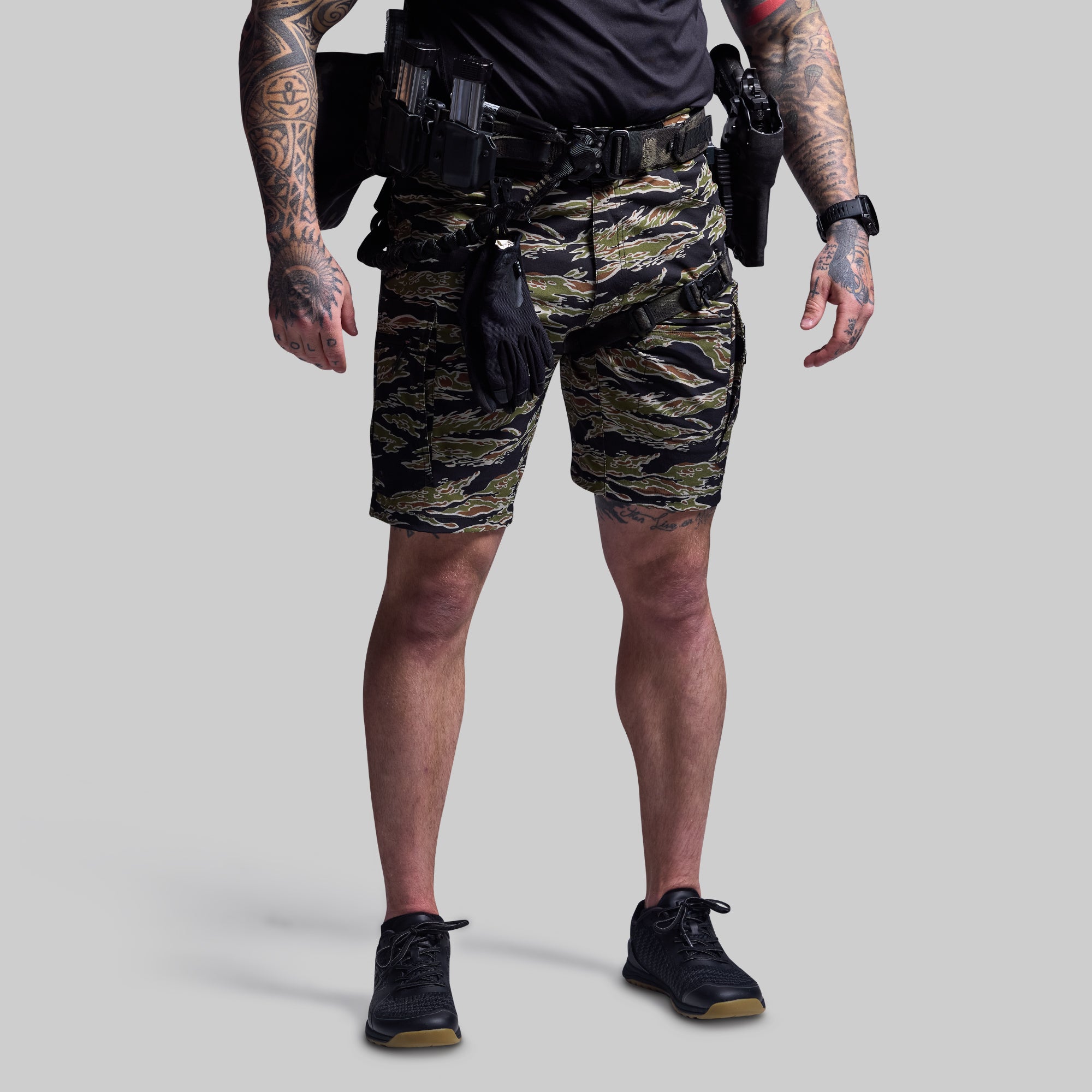 Scout Short (Jungle Tiger) - Lightweight Outdoor Hiking Shorts for Men - Perfect for Camping, Trekking, and Adventure Travel