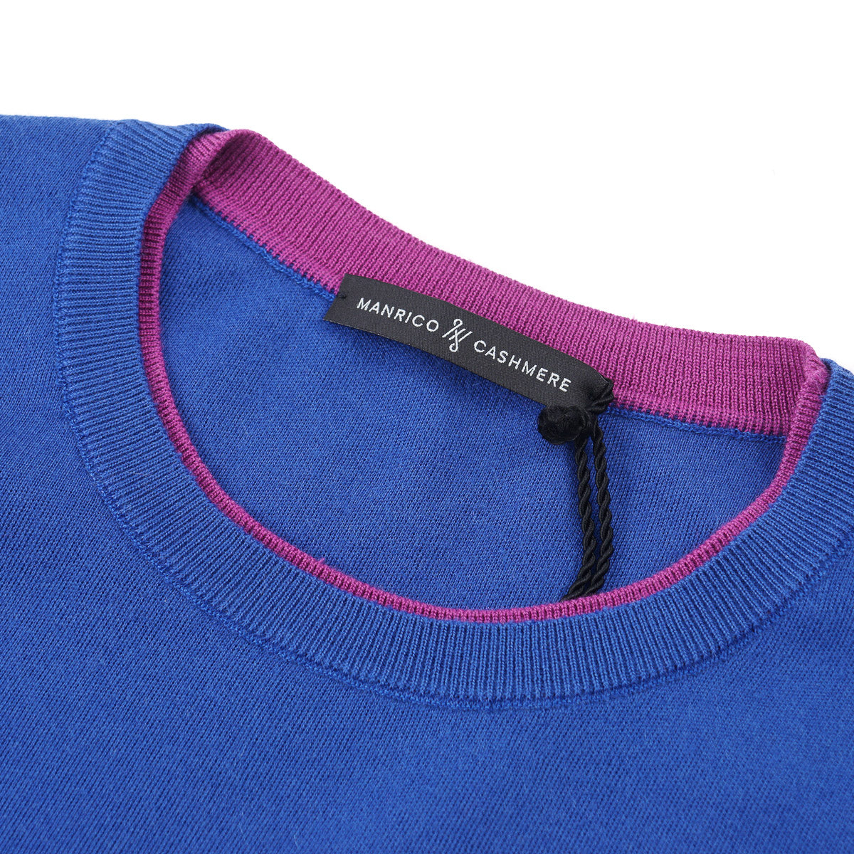 Premium Manrico Slim Fit Cashmere Sweater with Tipped Collar - Luxury Winter Knitwear for Men, Perfect for Office, Date Night & Holiday Gatherings