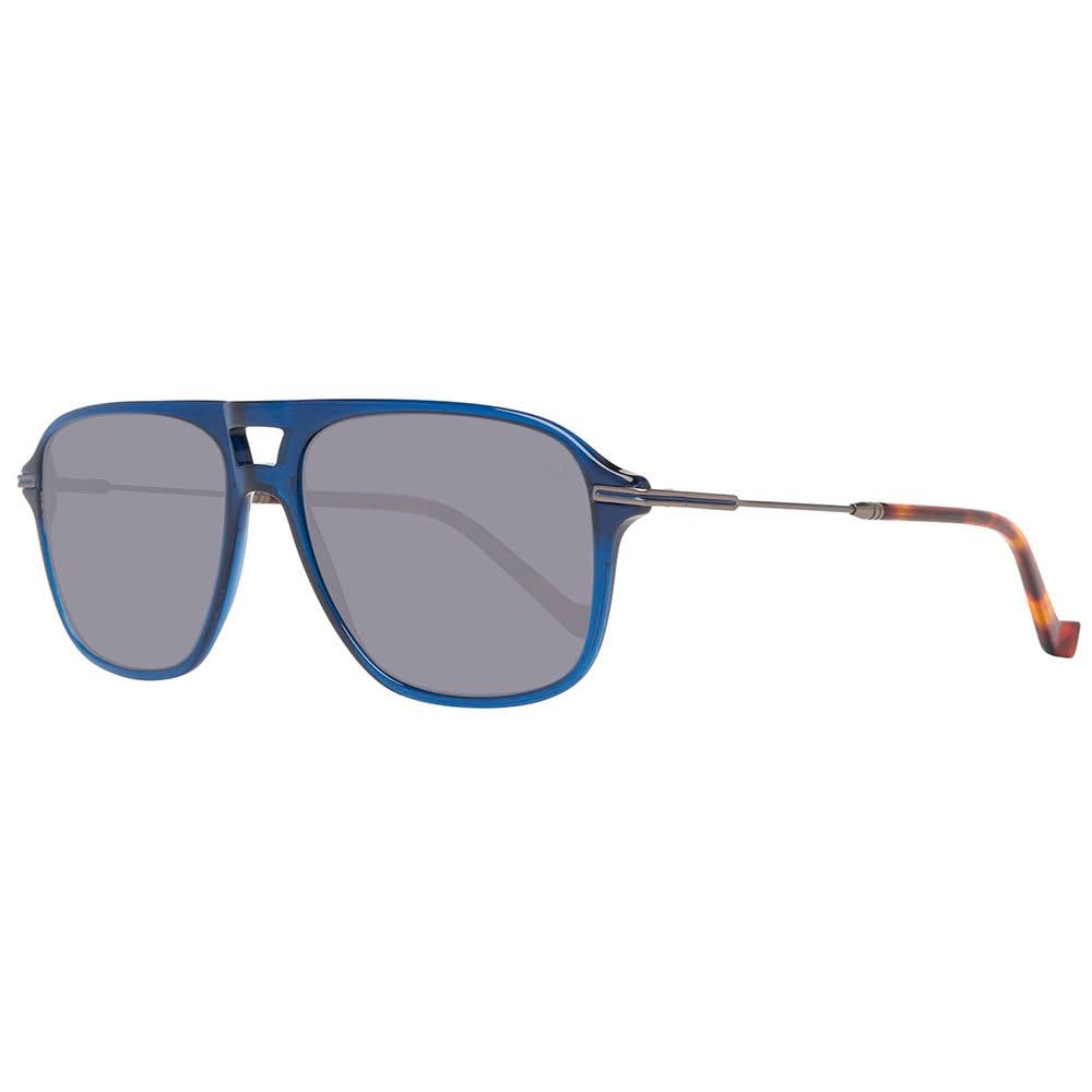 HSB86568356 Polarized Fashion Sunglasses for Men - Hackett Blue Frame UV Protection - Perfect for Driving, Beach & Outdoor Activities