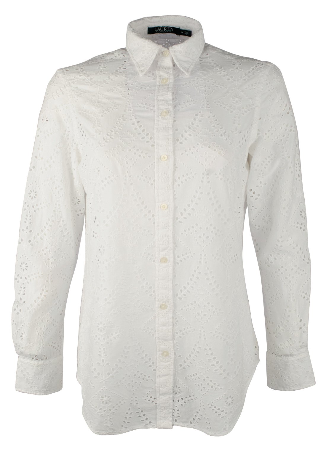 Lauren Ralph Lauren Women's Button Down Shirts - Classic Cotton Oxford Shirts for Work, Office & Casual Wear | Slim Fit & Comfortable Style