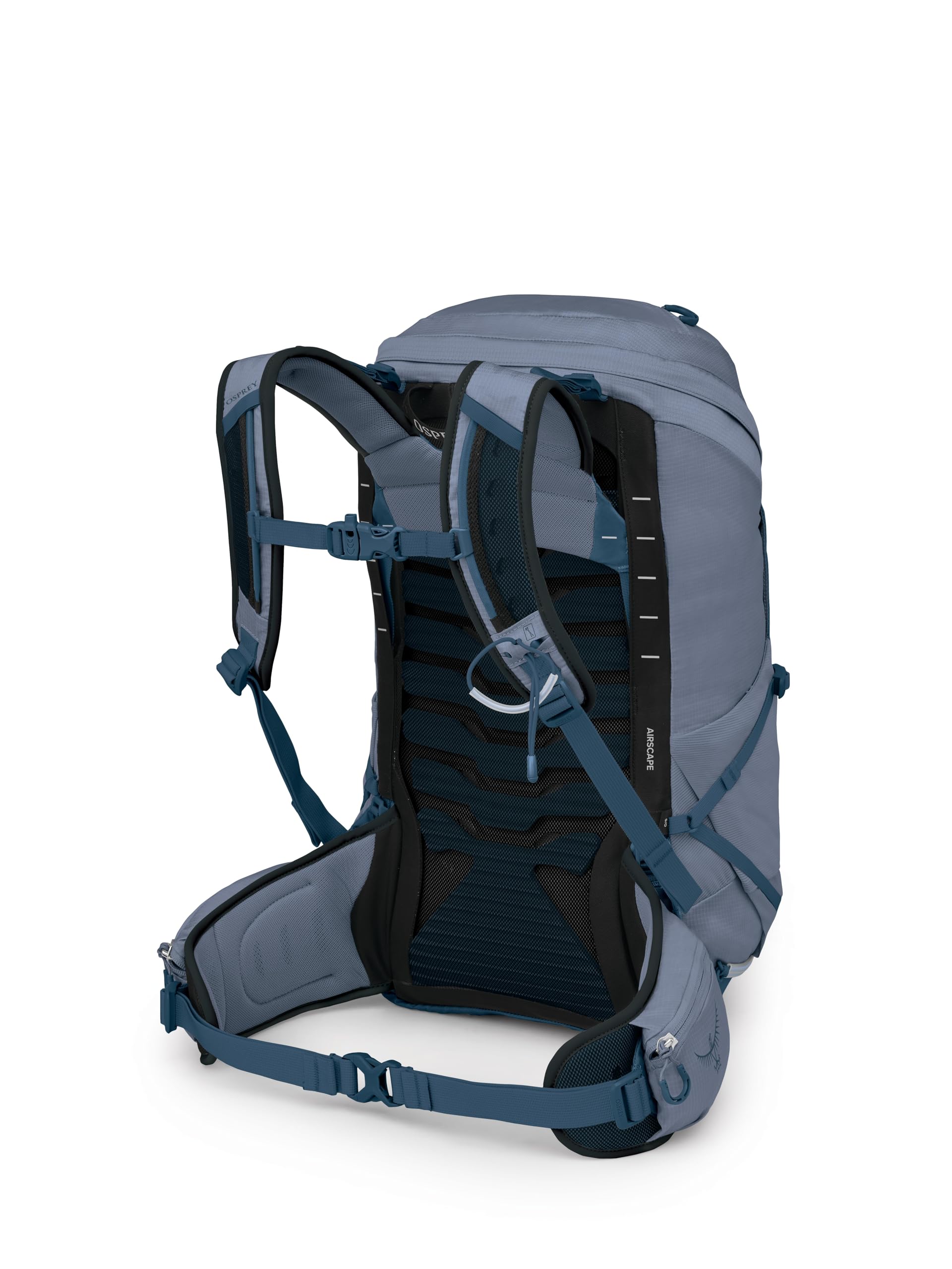 Osprey Tempest 26L Women's Lightweight Hiking Backpack with Hipbelt - Water-Resistant Daypack for Outdoor Adventures, Travel & Trekking - Anchor Blue/Atlas