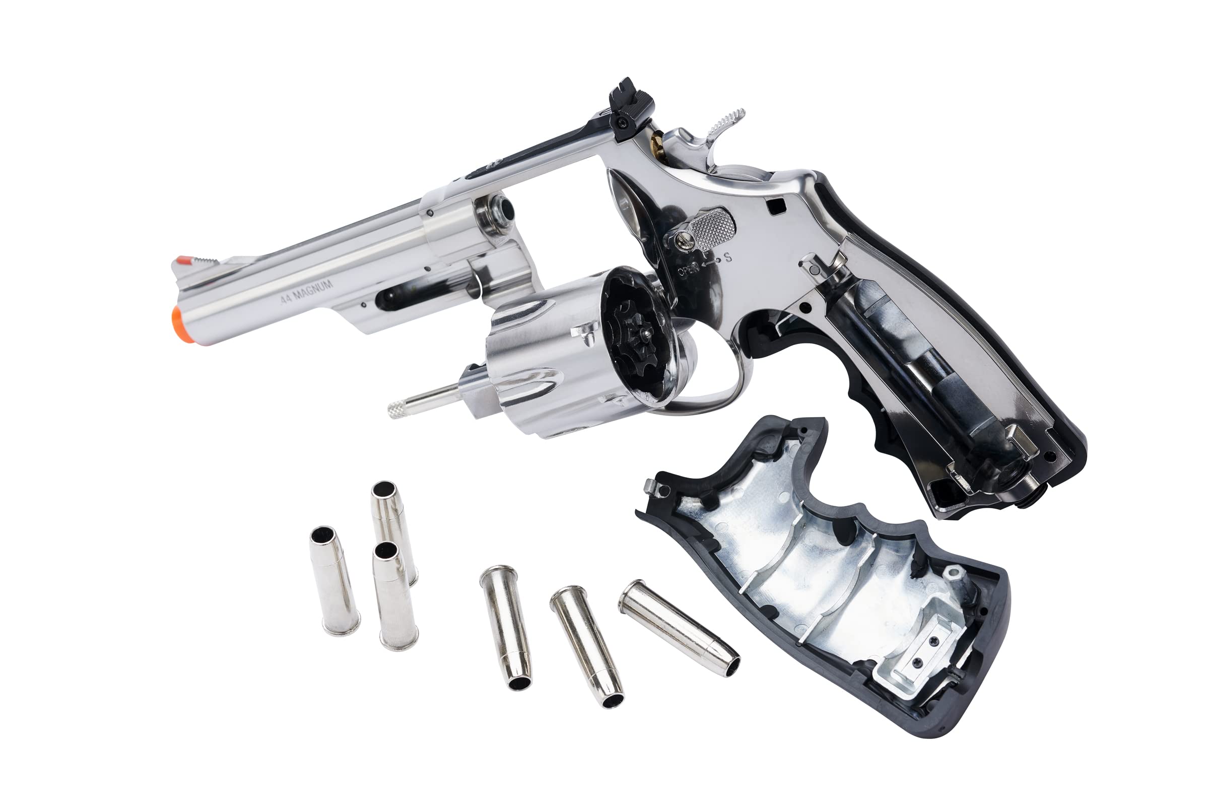 Umarex Smith & Wesson M29 Classic 6mm BB Revolver Airsoft Gun - Silver & Black Finish | Realistic Training & Target Shooting Practice