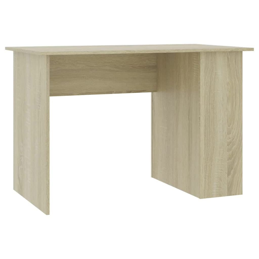 vidaXL Office Desk - Sturdy Chipboard Computer Writing Table Workstation with Multiple Color Options | Perfect for Home Office, Study Room & Workspace