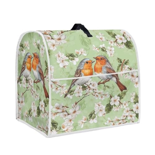 Floral Birds Green