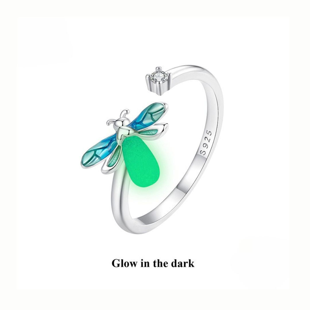 Glow in the Dark Light Up Ring - Firefly LED Fashion Jewelry for Women & Teens | Perfect for Parties, Raves, Concerts & Night Events