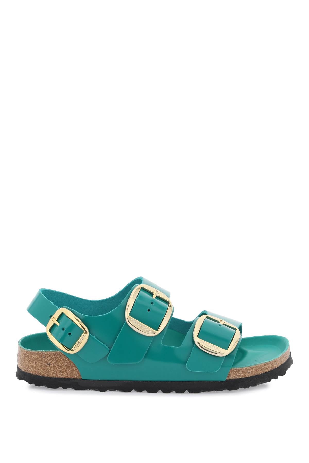 Birkenstock Milano Big Buckle Sandals for Women - Comfortable Leather Footbed Slides - Perfect for Casual Wear, Beach, and Summer Outfits