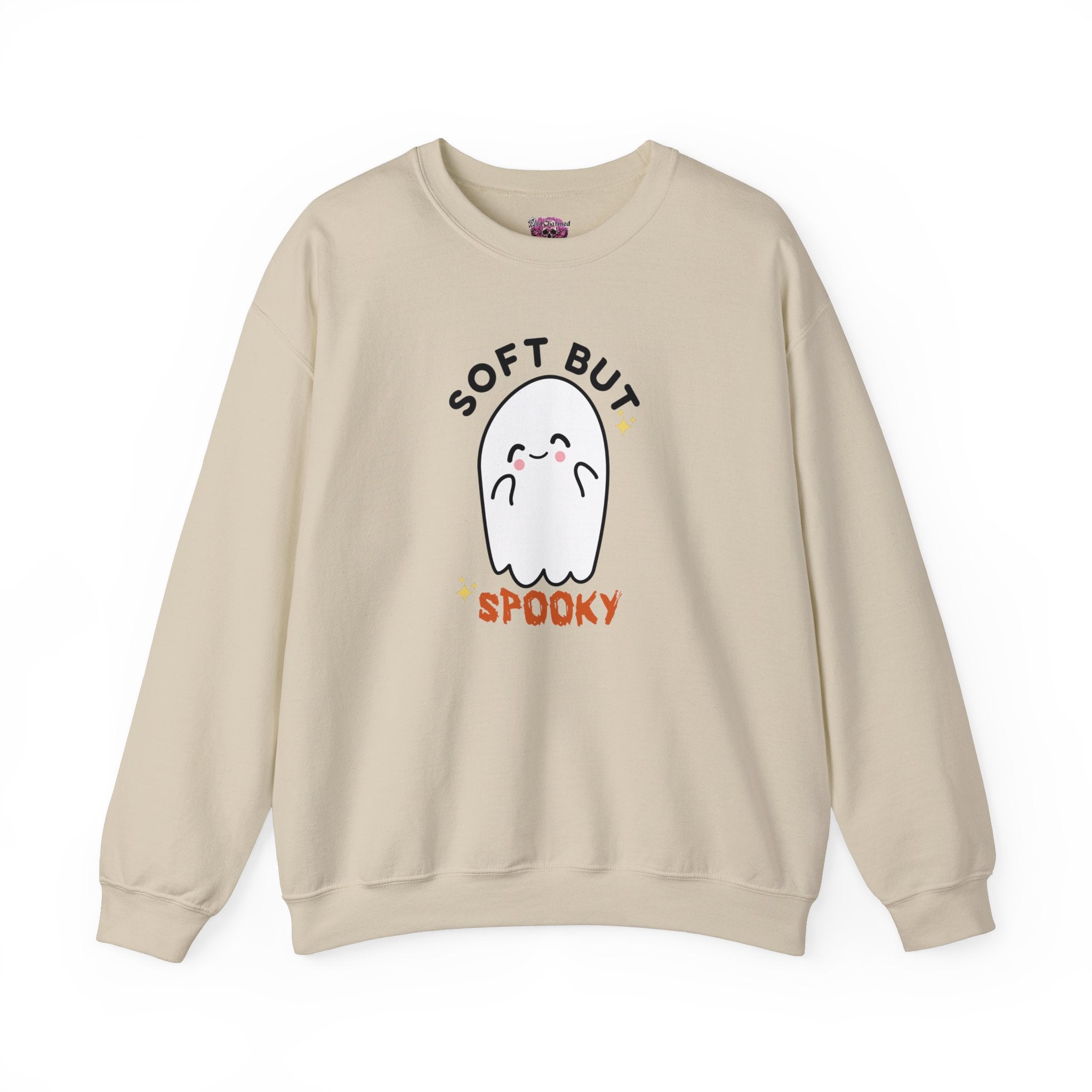 Soft & Spooky Halloween Crewneck Sweatshirt - Cozy & Comfortable Pullover for Fall & Winter Outfits