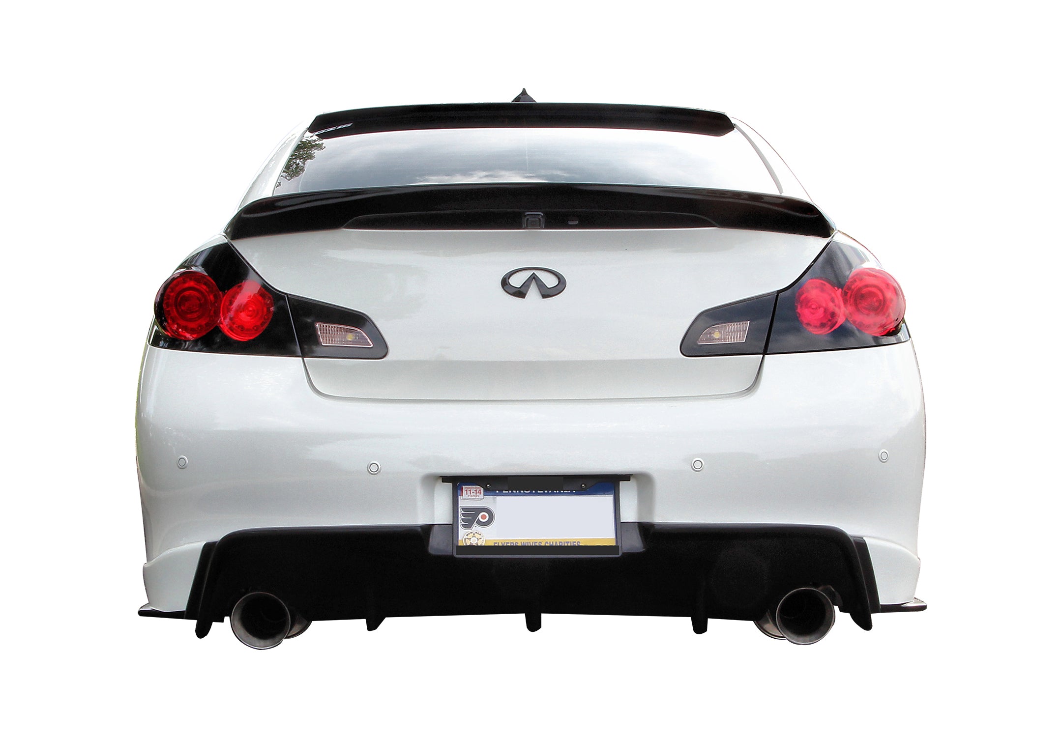 2007-2008 Infiniti G35 & 2009-2012 G37 Trunk Spoiler with Backup Camera - KB11843 | Rear Lip Spoiler for Enhanced Aerodynamics & Style | Perfect for Car Enthusiasts & Custom Upgrades