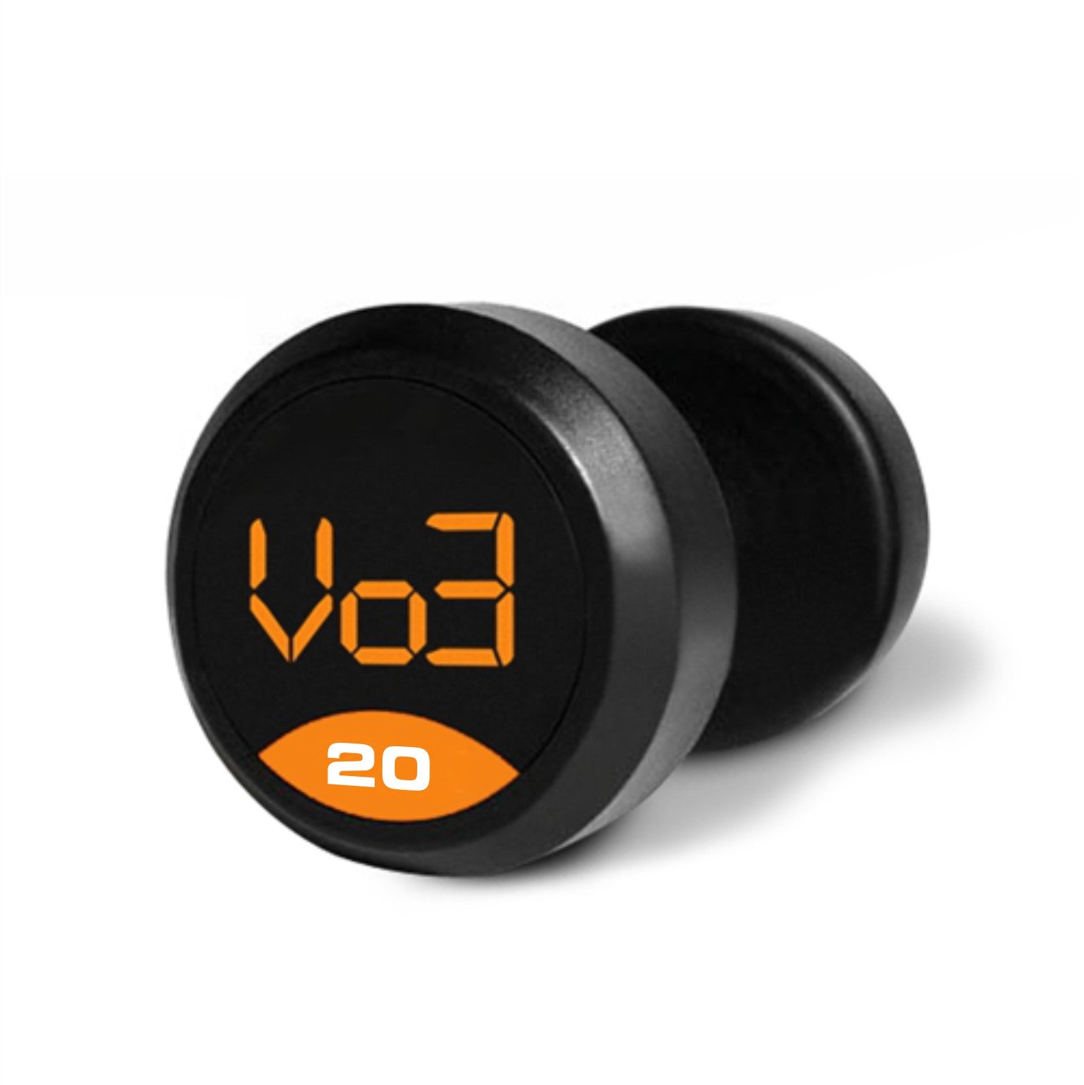 Vo3 Rubber End Dumbbells - Premium Hex Dumbbell Set for Home Gym, Strength Training & Weight Lifting - Ideal for CrossFit, HIIT Workouts & Fitness Enthusiasts