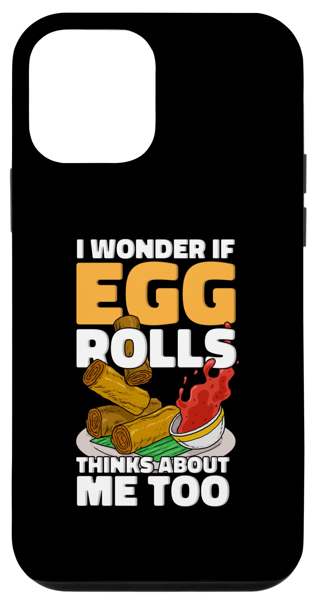 iPhone 12 Mini Case - Cute Chinese Egg Rolls Design, Slim Protective Phone Cover for iPhone 12 Mini - Perfect for Daily Use, Travel & Gift Giving
