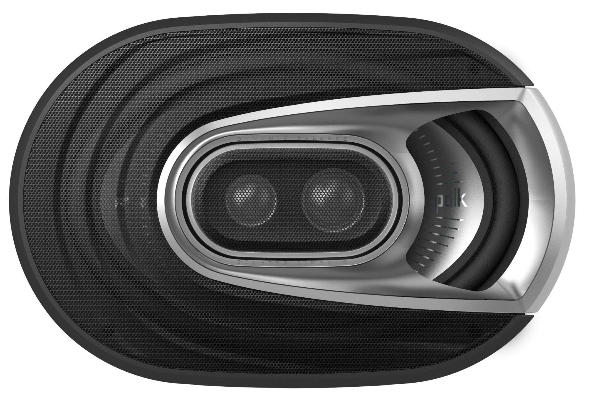 Polk Audio MM692 6x9 Inch 3-Way Coaxial Marine Speakers (2 Pair) - Waterproof, UV-Resistant for Boats, ATVs & Powersports Vehicles | Premium Sound for Outdoor Adventures