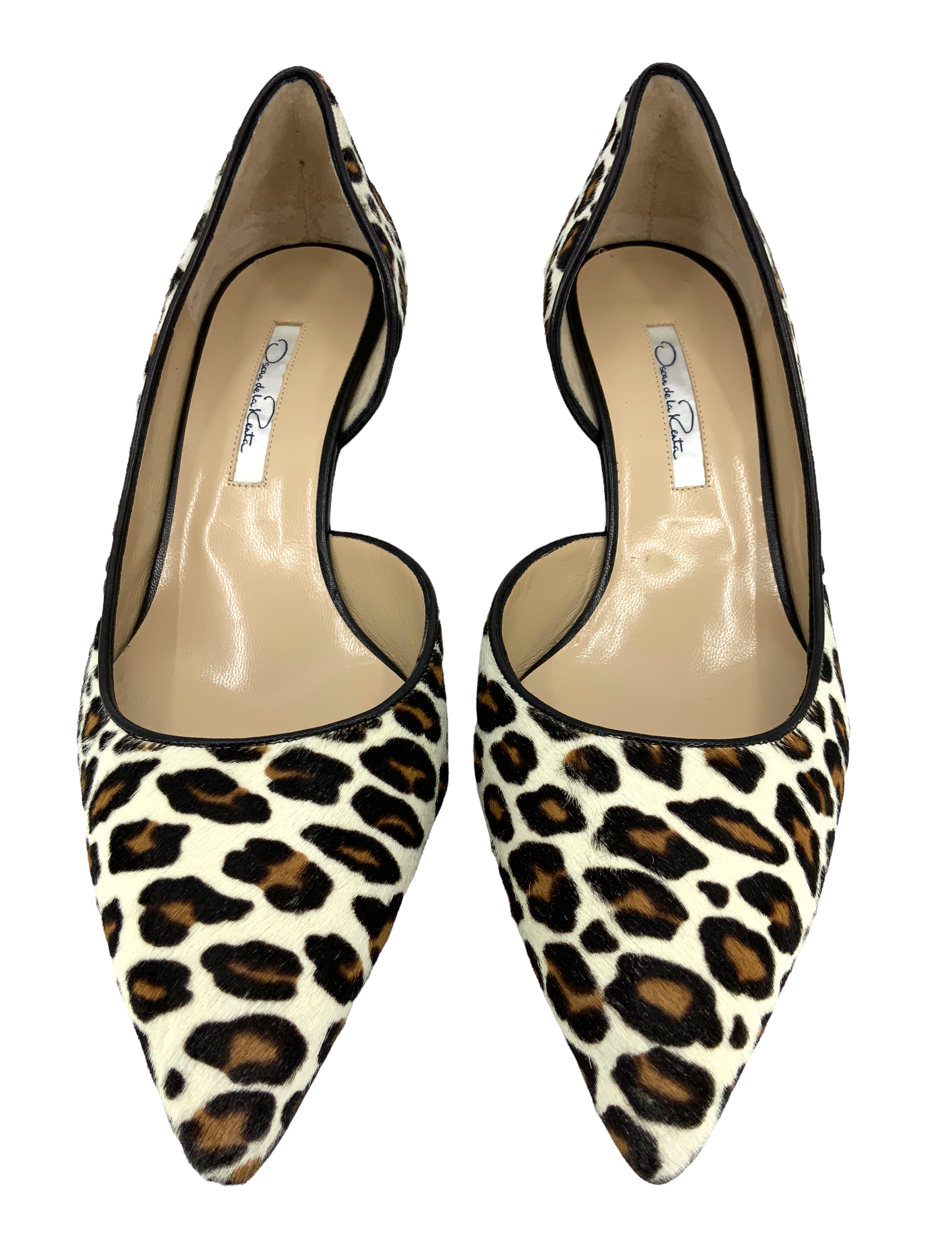 Oscar de la Renta Pony Hair Miss Lulu Pumps Women's Size 11 - Elegant High Heels for Parties, Weddings & Evening Events