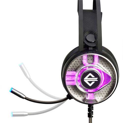 AJazz AX360 Wired Gaming Headset with 3.5mm Audio Jack & USB - Noise Canceling Mic for PC, PS4, Xbox - Perfect for Online Gaming & Video Calls