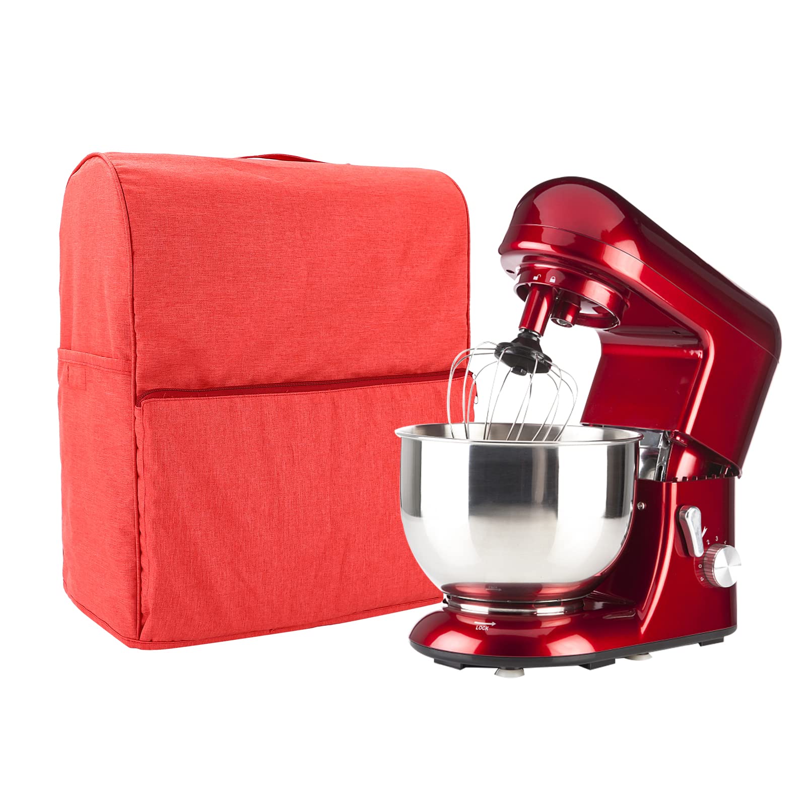 **KitchenAid Stand Mixer Cover for 5-8 Quart Bowl Lift Models - Durable Fabric Protector with Storage Pocket - Perfect for KitchenAid Mixer Accessories & Attachments - Ideal for Baking, Cooking & Countertop Protection**
