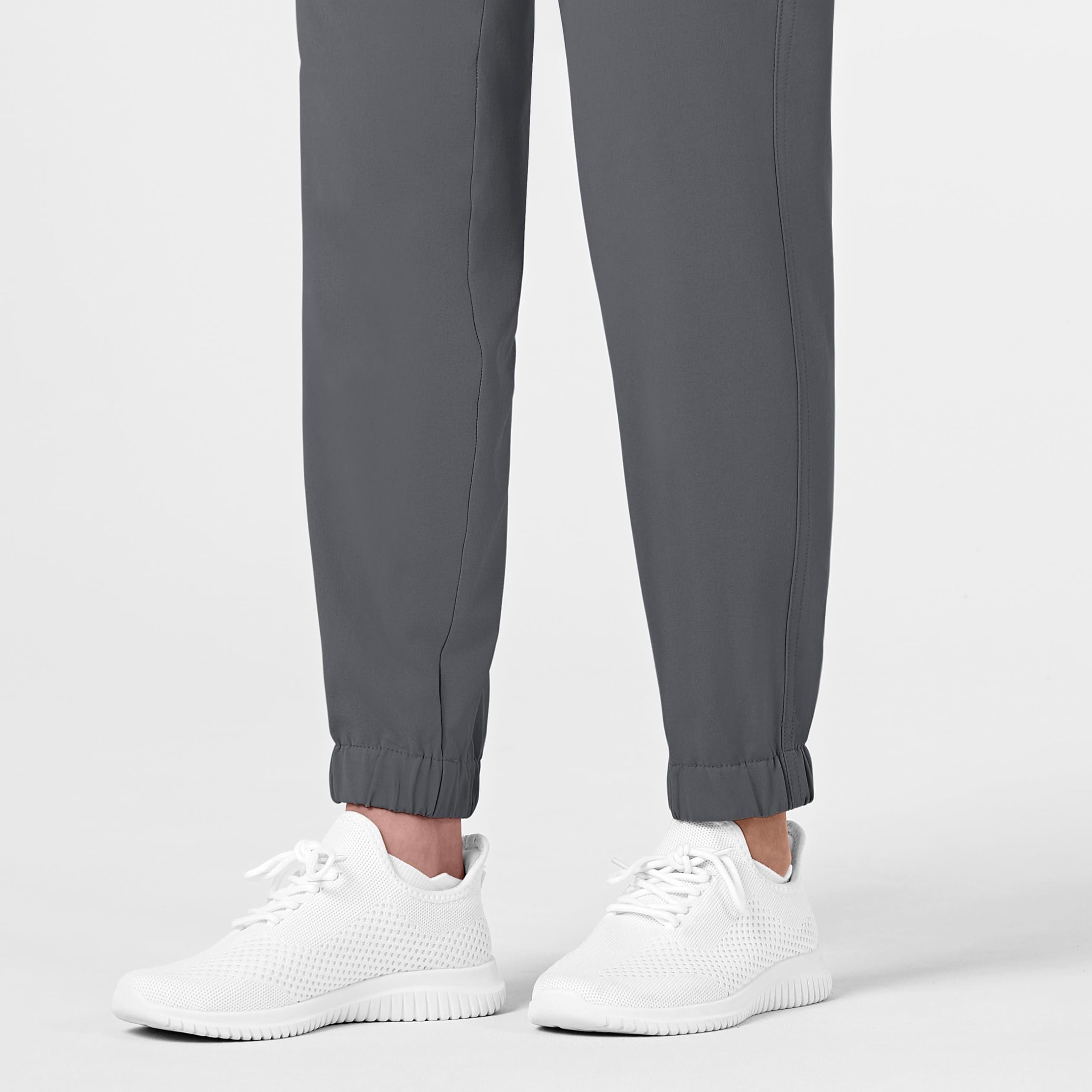 WonderWink Women's Renew Jogger Medical Scrubs Pants - Pewter, 3X-Large US | Comfortable & Stylish Workwear for Nurses, Doctors & Healthcare Professionals