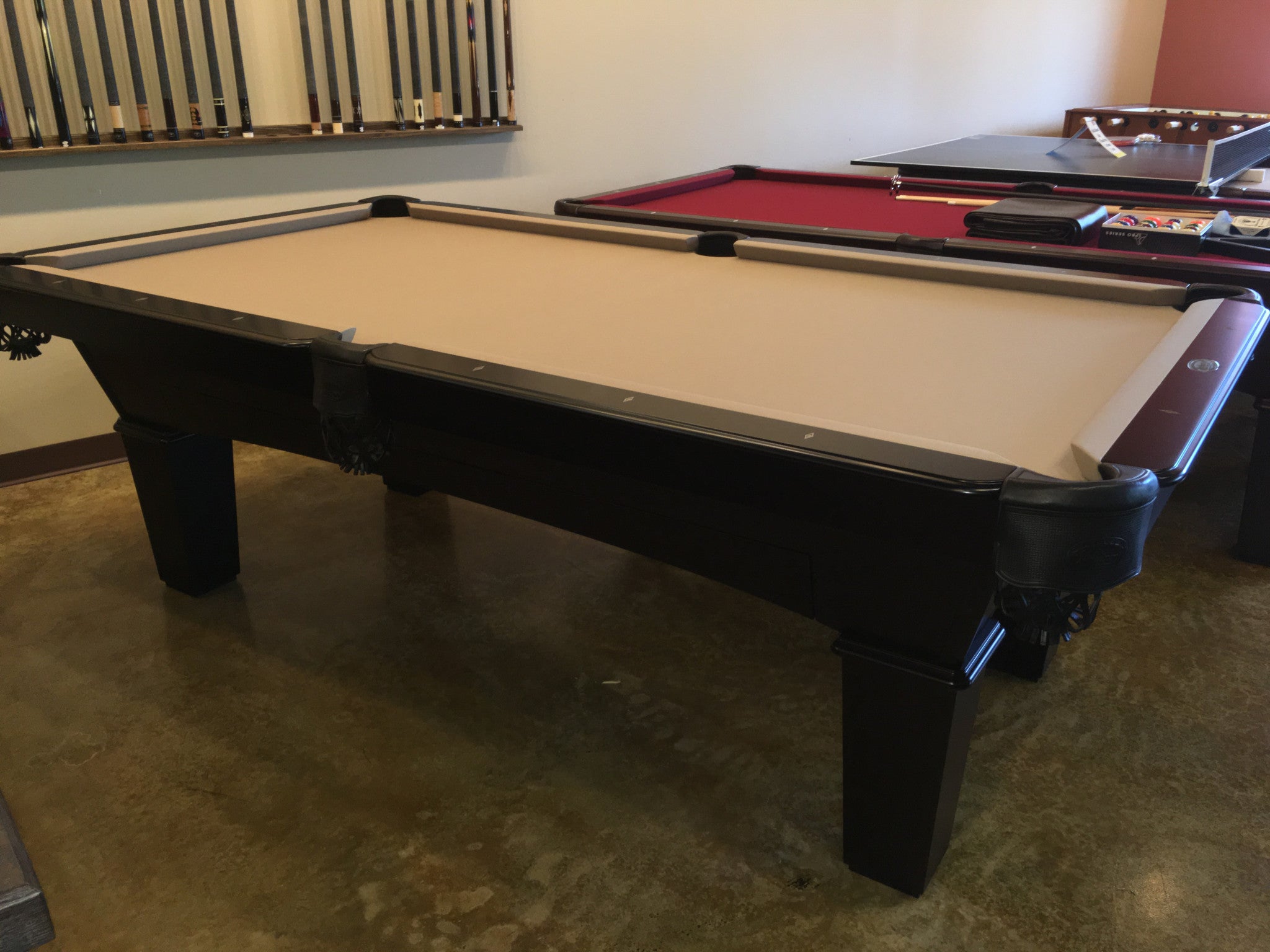 Olhausen Annabelle Pool Table - Professional 8-Foot Billiard Table for Home & Game Room | Perfect for Family Fun & Entertainment