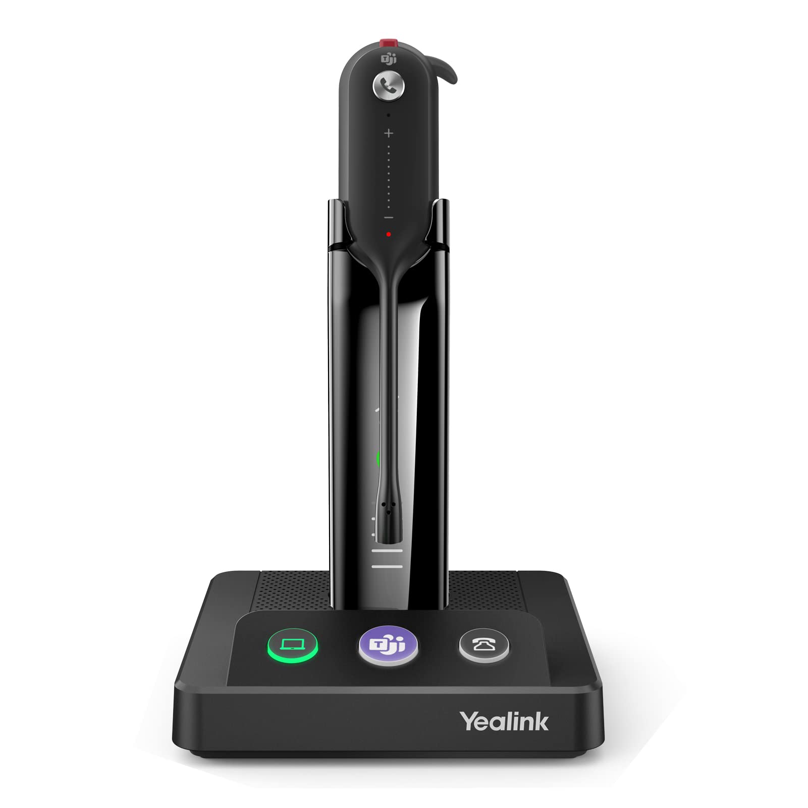 Yealink WH63 Wireless DECT Mono Headset - Zoom & Microsoft Teams Certified, Noise Canceling Headphones with Microphone for PC, Laptop, Mac - Perfect for Office, Remote Work & VoIP Calls