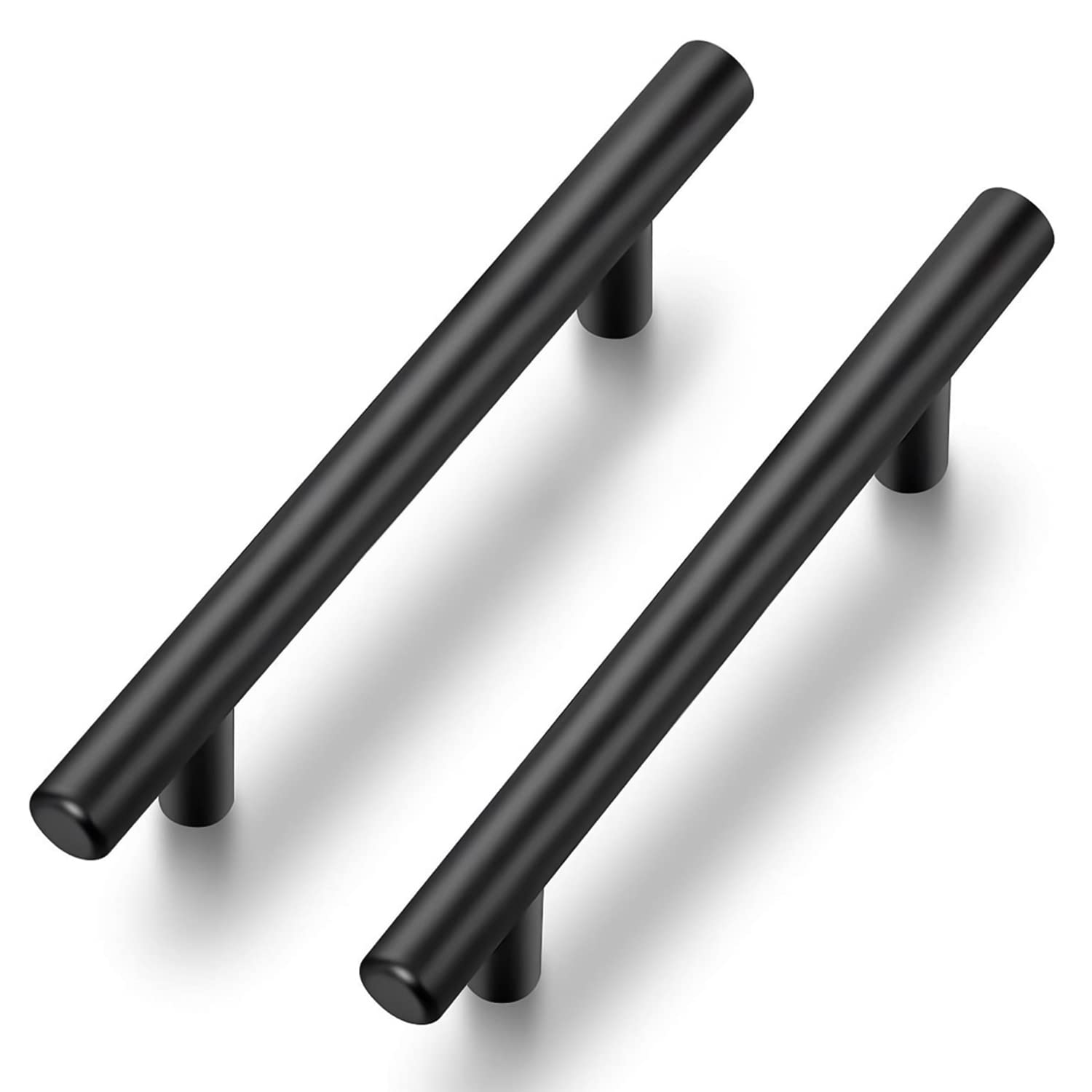 Ravinte Black 5-Pack 3.75 Inch Cabinet Pulls - Matte Black Kitchen Cabinet Handles & Drawer Pulls - Modern Black Hardware for Cabinets & Furniture - Perfect for Kitchen Remodel, Bathroom Vanity & Office Drawers