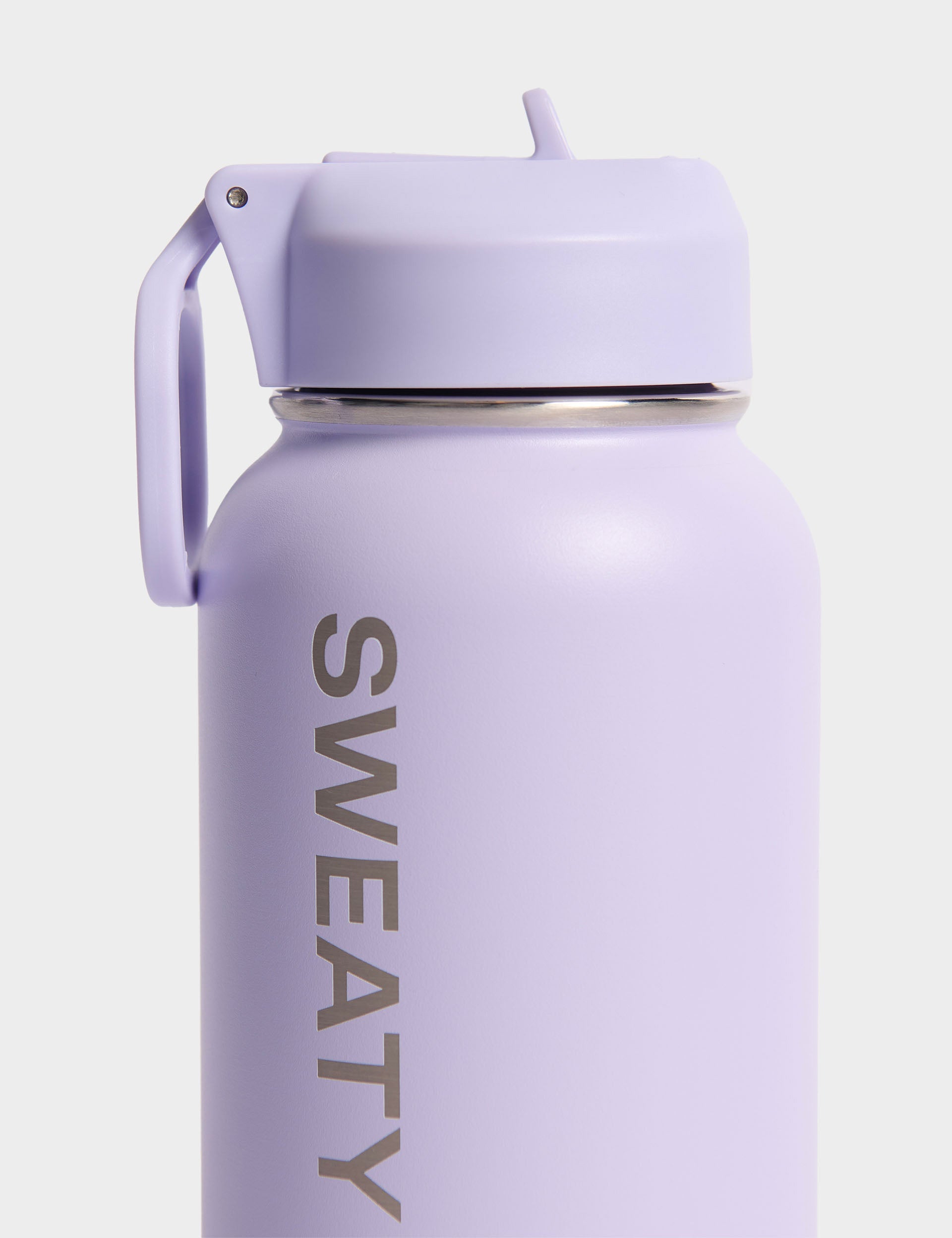 Keep It Chill Straw Water Bottle 950ml - Heather Purple | Insulated Stainless Steel Tumbler for Hot & Cold Drinks | Perfect for Gym, Hiking, Office & Outdoor Activities