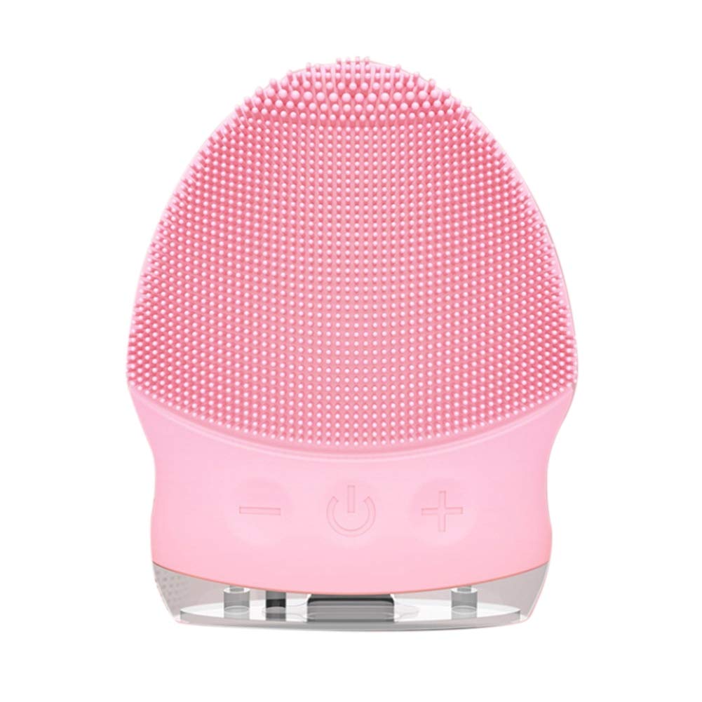 Mixia Electric Facial Cleansing Brush with Heating Function - Deep Pore Cleaner & Massager (Pink) | Gentle Exfoliation for Glowing Skin | Perfect for Daily Skincare Routine & Spa-Like Experience at Home
