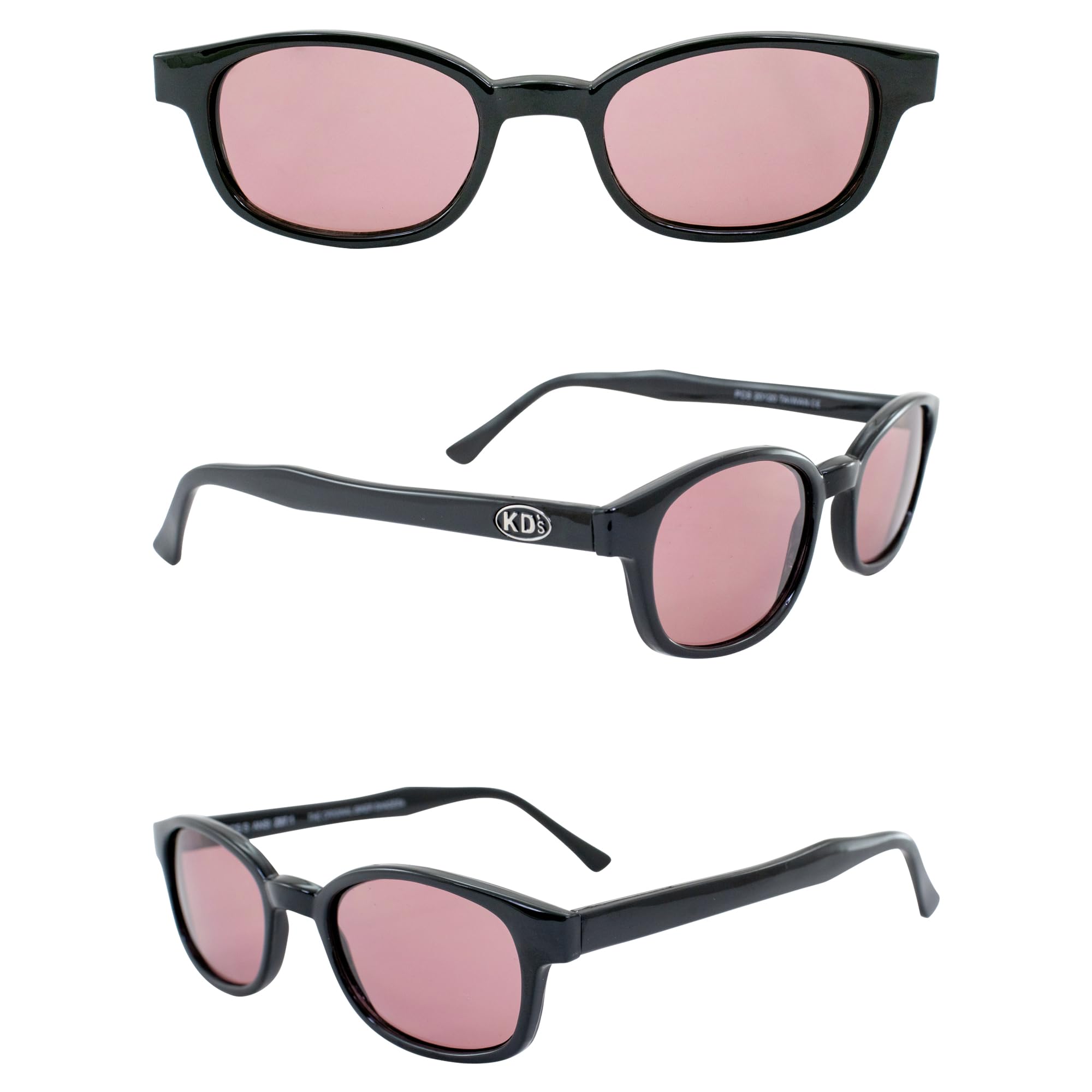 Pacific Coast Original KD Lifestyle Sunglasses for Women & Men - Rose Gold Frame UV Protection - Fashionable Outdoor, Beach, Driving & Travel Accessories