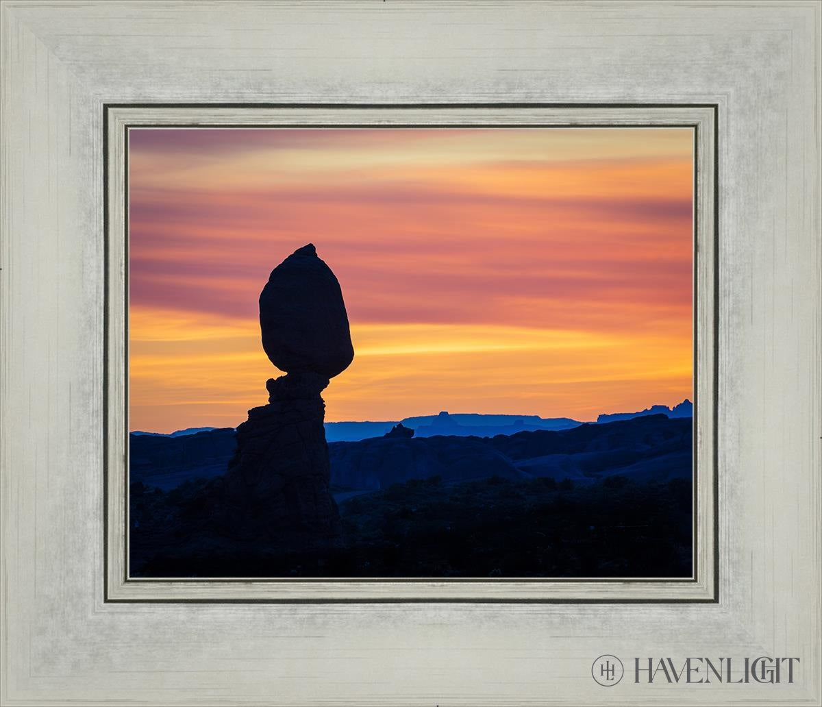 Balancing Rock at Sunset - Stunning Landscape Photo from Arches National Park Utah | Perfect for Wall Art, Home Decor & Travel Inspiration