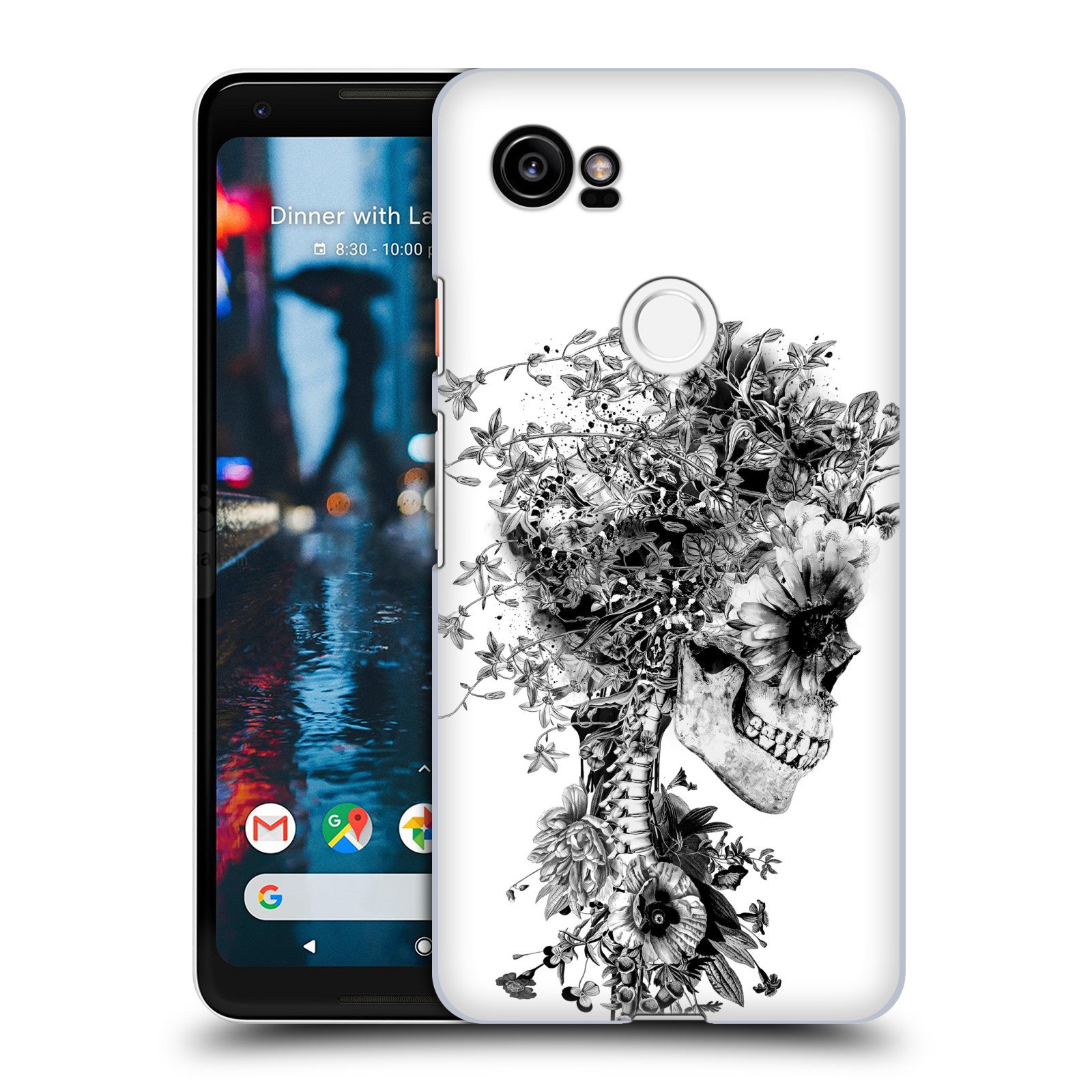 Official Riza Peker Skull Case for Google Pixel 2 XL - Stylish Protection for Tech Lovers