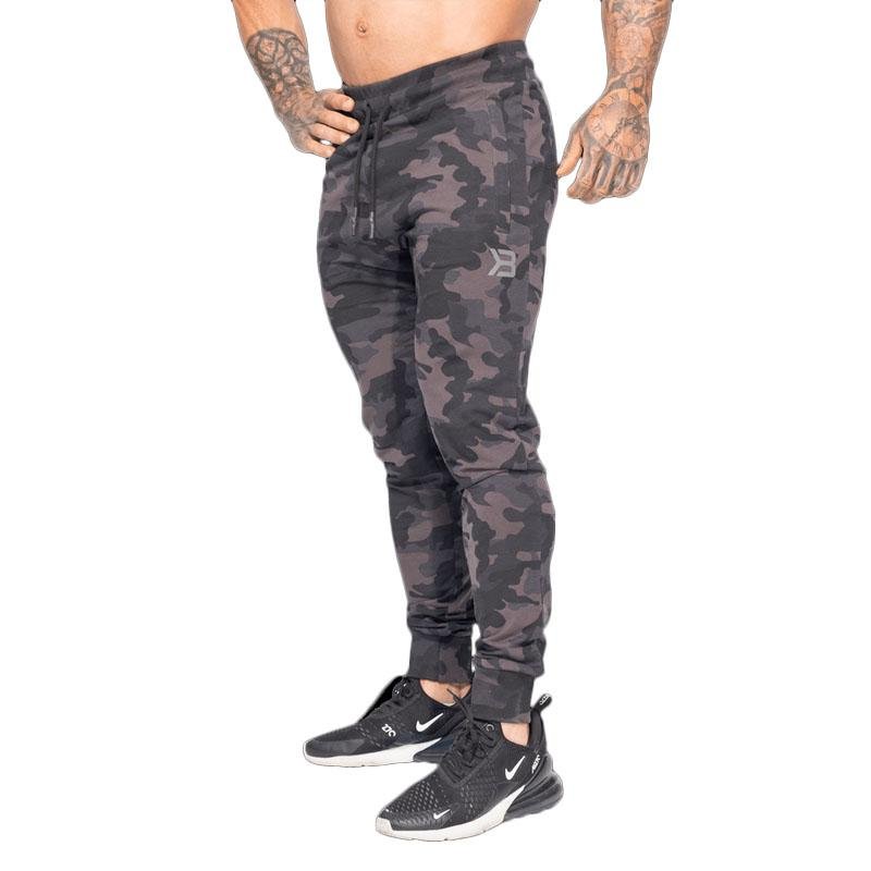 Better Bodies Tapered Joggers V2W - Dark Camo Workout Pants for Men & Women | Comfortable Athletic Running Pants for Gym, Yoga, and Casual Wear
