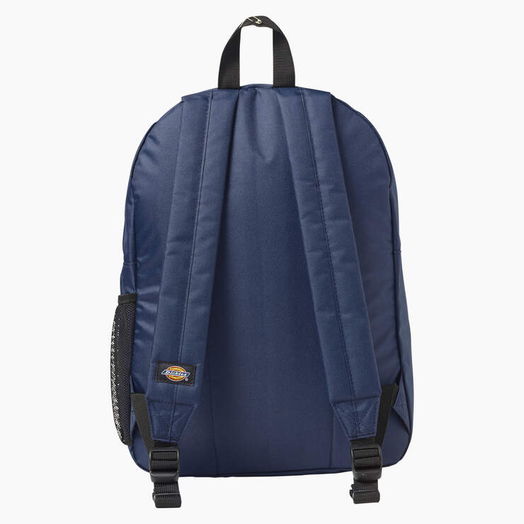 DICKIES Logo Printed Backpack for Men & Women - Durable Navy Blue School & Travel Backpack - Perfect for College, Work, Hiking & Everyday Use