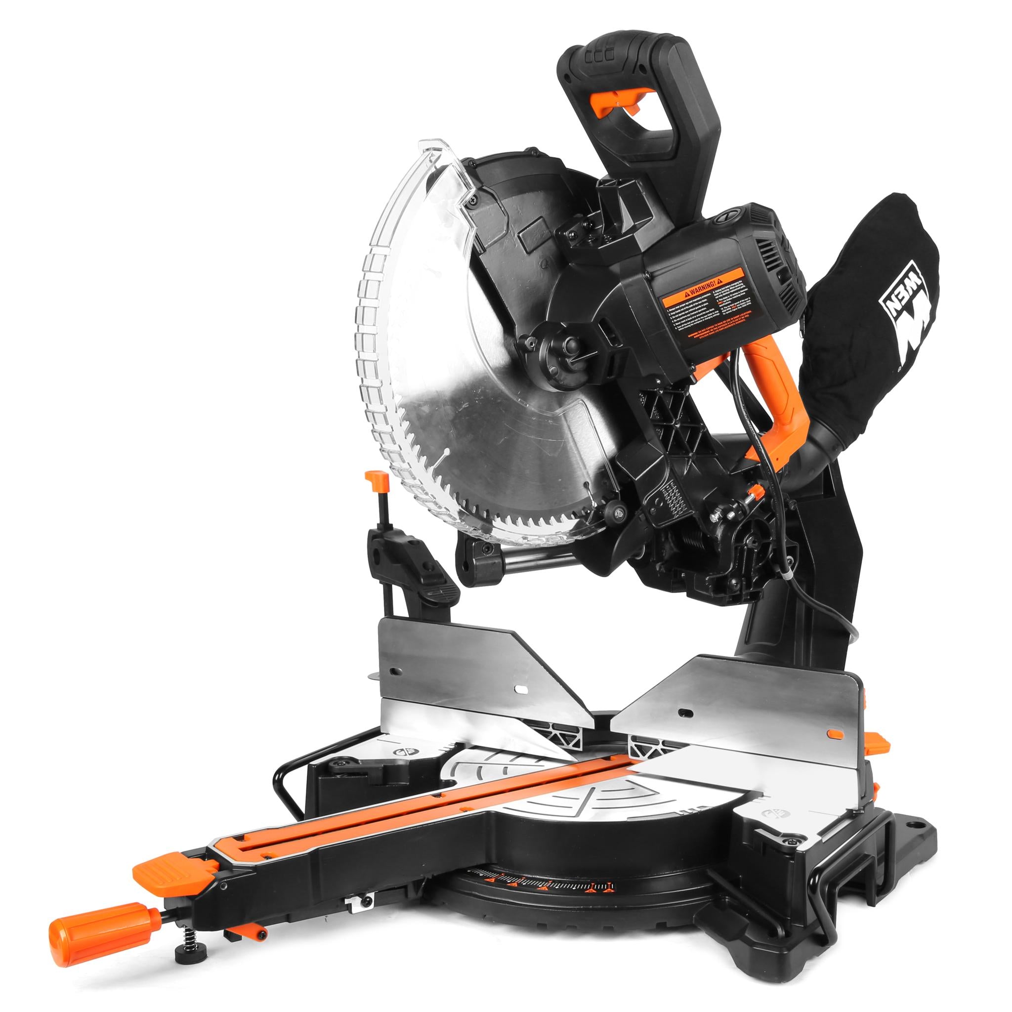 WEN MM1215 15 Amp 12-Inch Dual Bevel Sliding Compound Miter Saw with LED Cutline - Perfect for Woodworking, DIY Projects & Professional Construction
