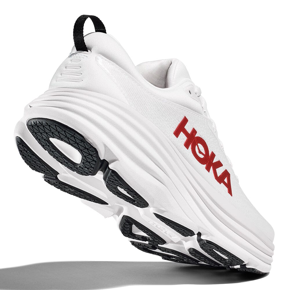 Hoka Men's Bondi 8 Running Shoes - Lightweight Cushioned Sneakers for Marathon, Jogging & Walking - Breathable Mesh Upper with Maximum Support & Comfort