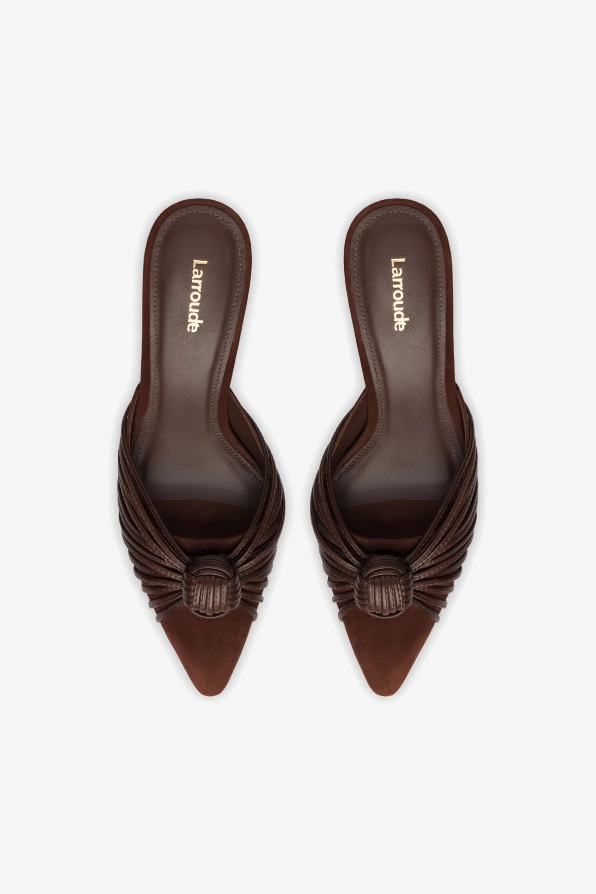 Mini Valerie Pump In Brown Suede - Women's Classic Pointed Toe Low Heel Shoes for Office, Party & Wedding | Comfortable & Stylish Suede Pumps